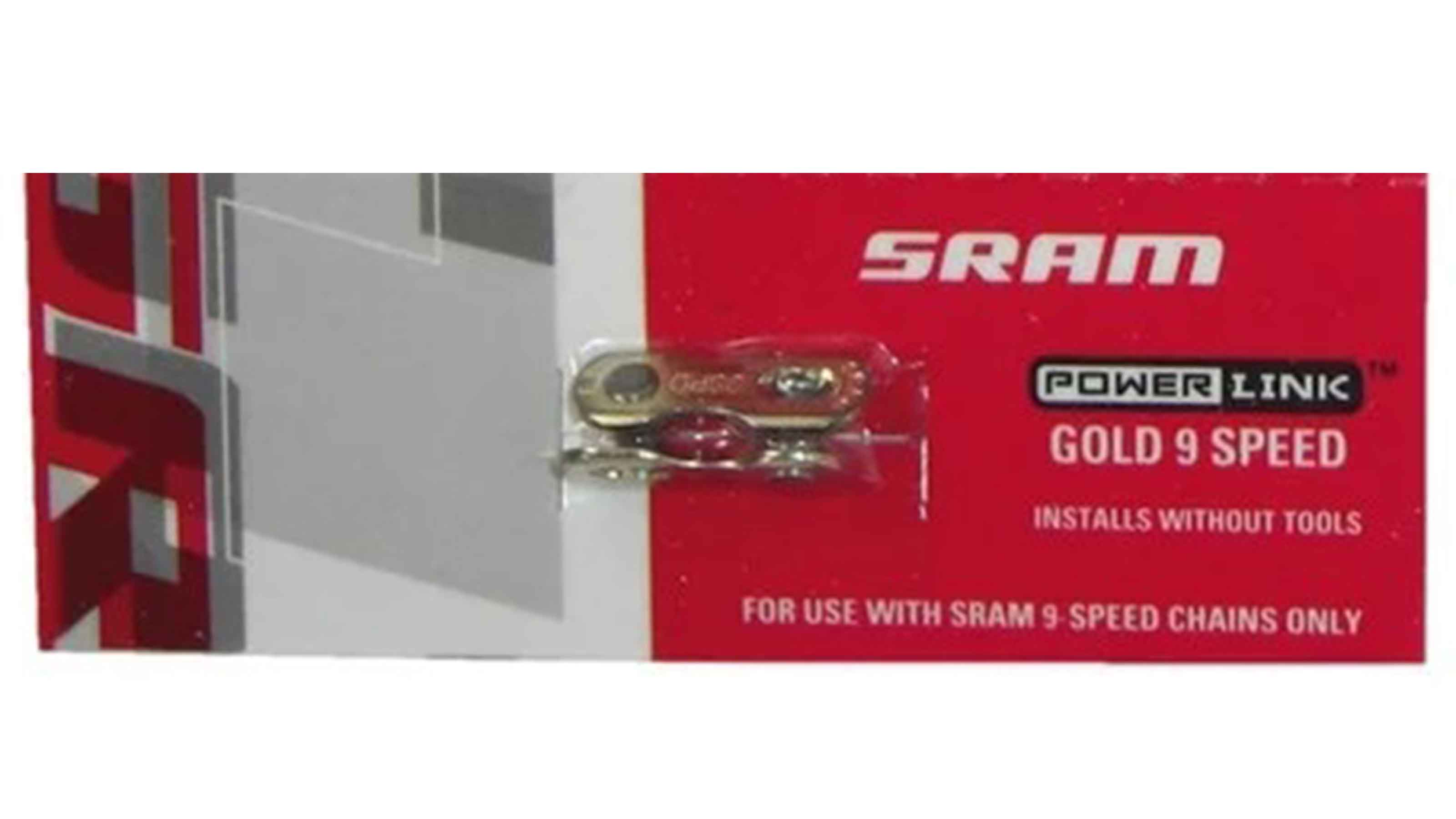 Sram Kettenverschlussglied 9f gold Stück Sram Kettenverschlussglied 9f gold Stück