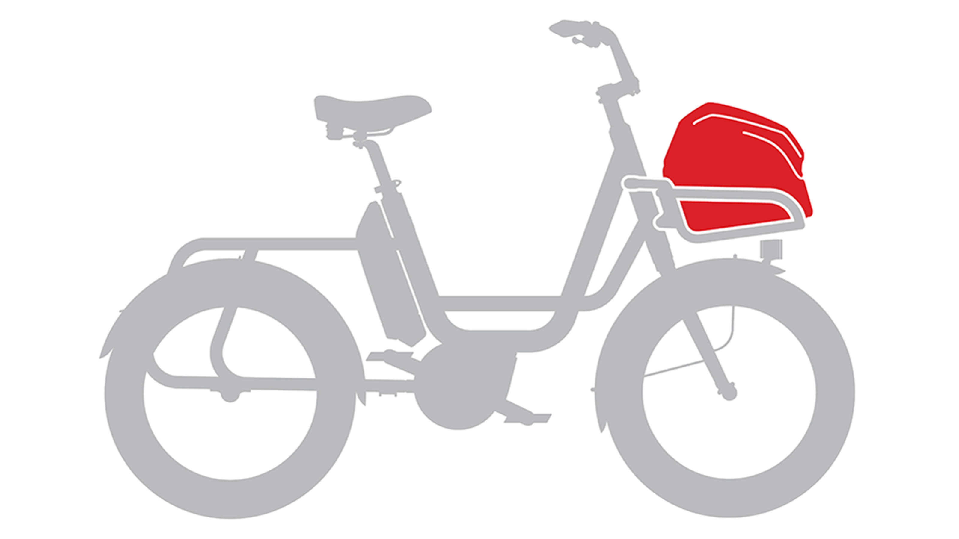 Benno Bikes Utility Front Tray Bag 40 Liter Benno Bikes Utility Front Tray Bag 40 Liter