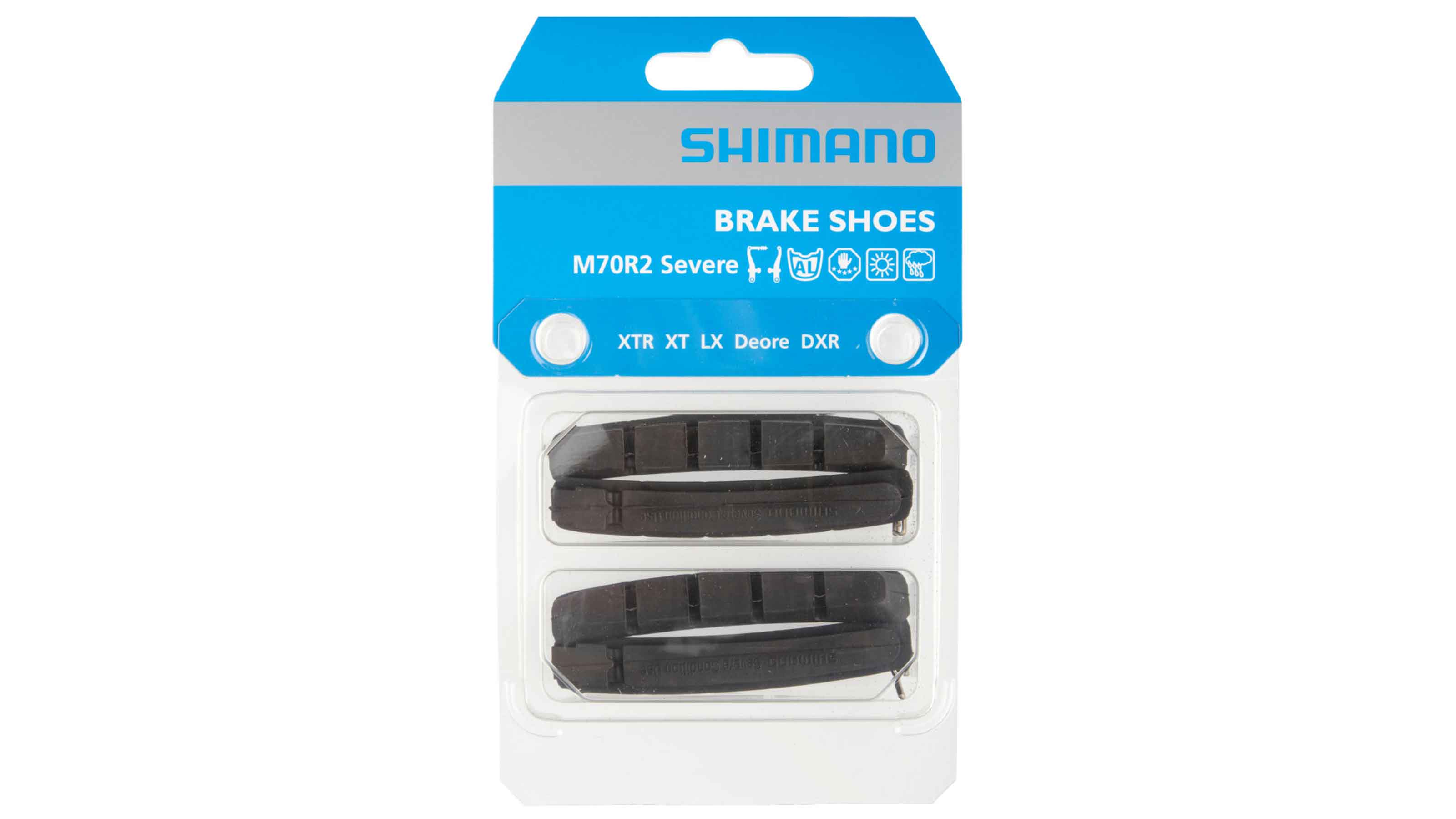 Shimano Bremsbelag M70R2 für Cartridge-Bremsschuh