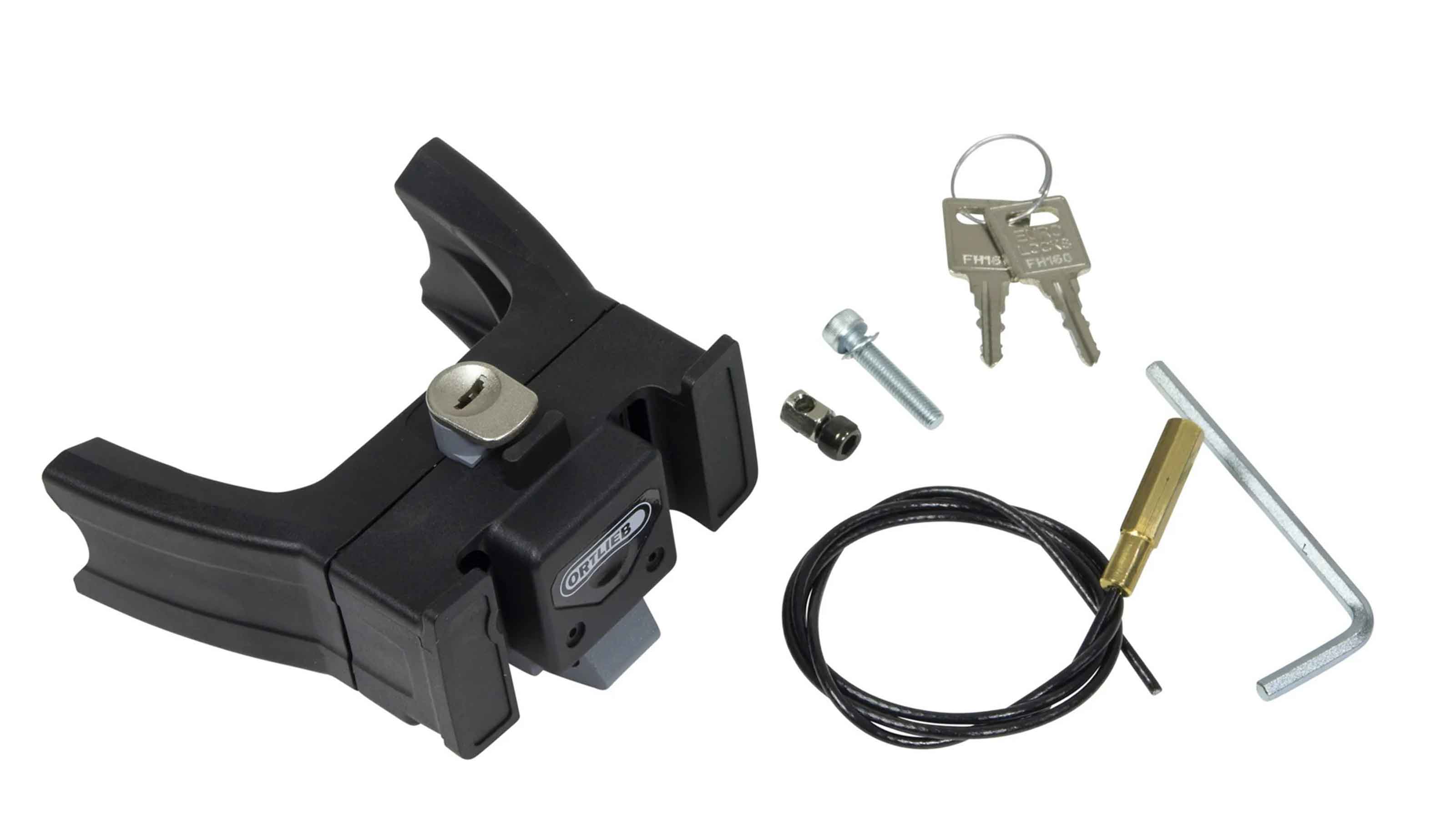 ORTLIEB Lenker Montage-Set E-Bike mit Schloss