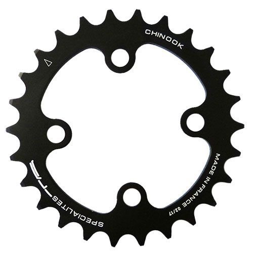 TA Chinook Kettenblatt 10f 24Z 64mm Alu sw innen