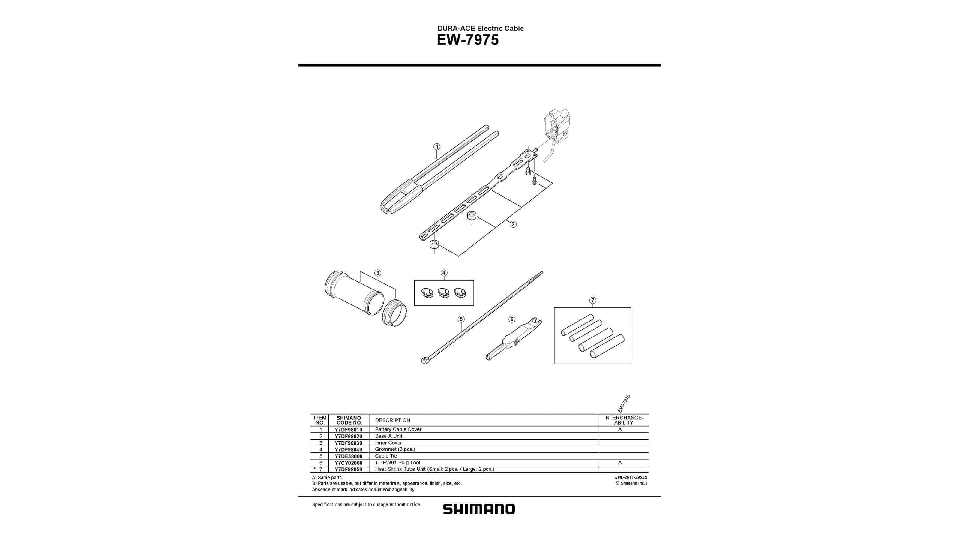 Shimano Dura-Ace 7970 Di2 EW-7975