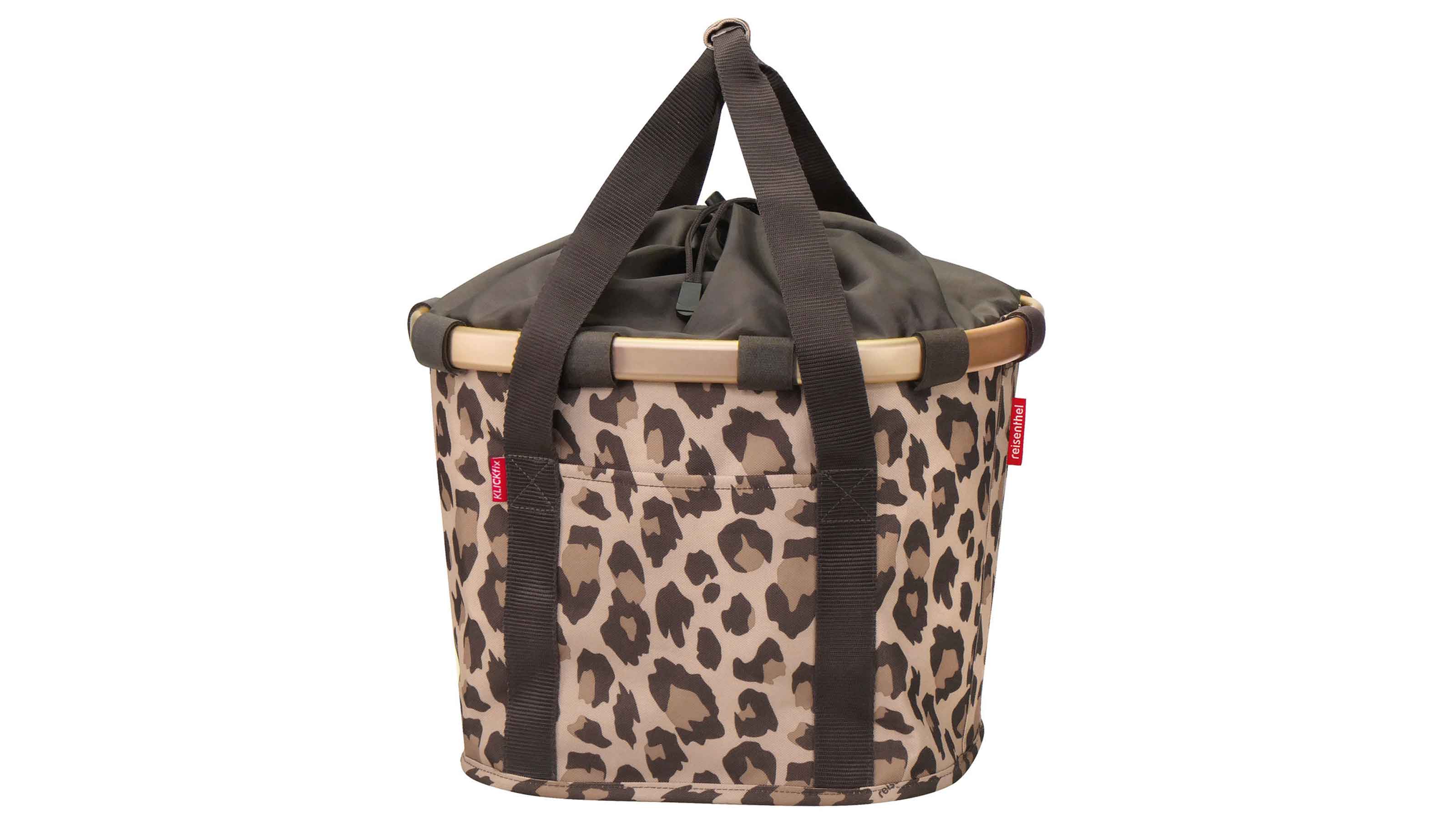 KLICKfix Reisenthel Bikebasket leo macchiato