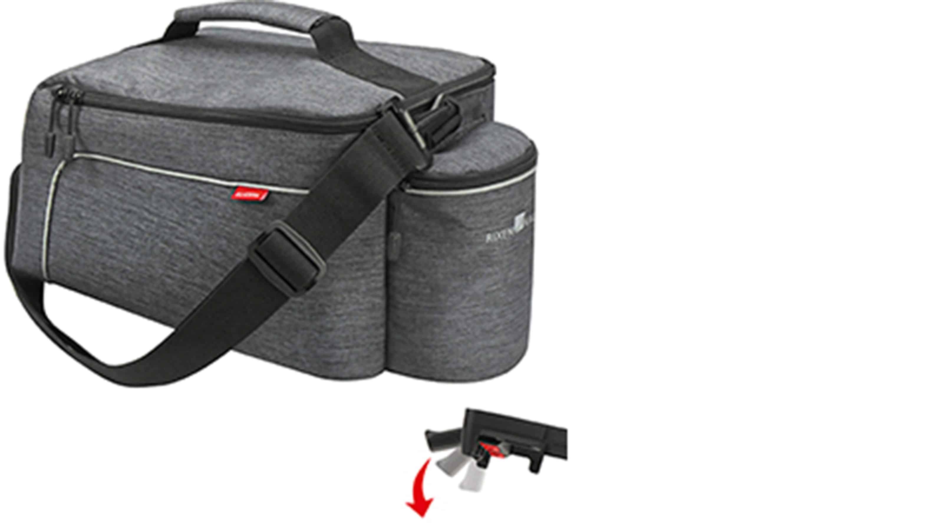 KLICKfix Gepäckträger Rackpack Light UniKlip grau