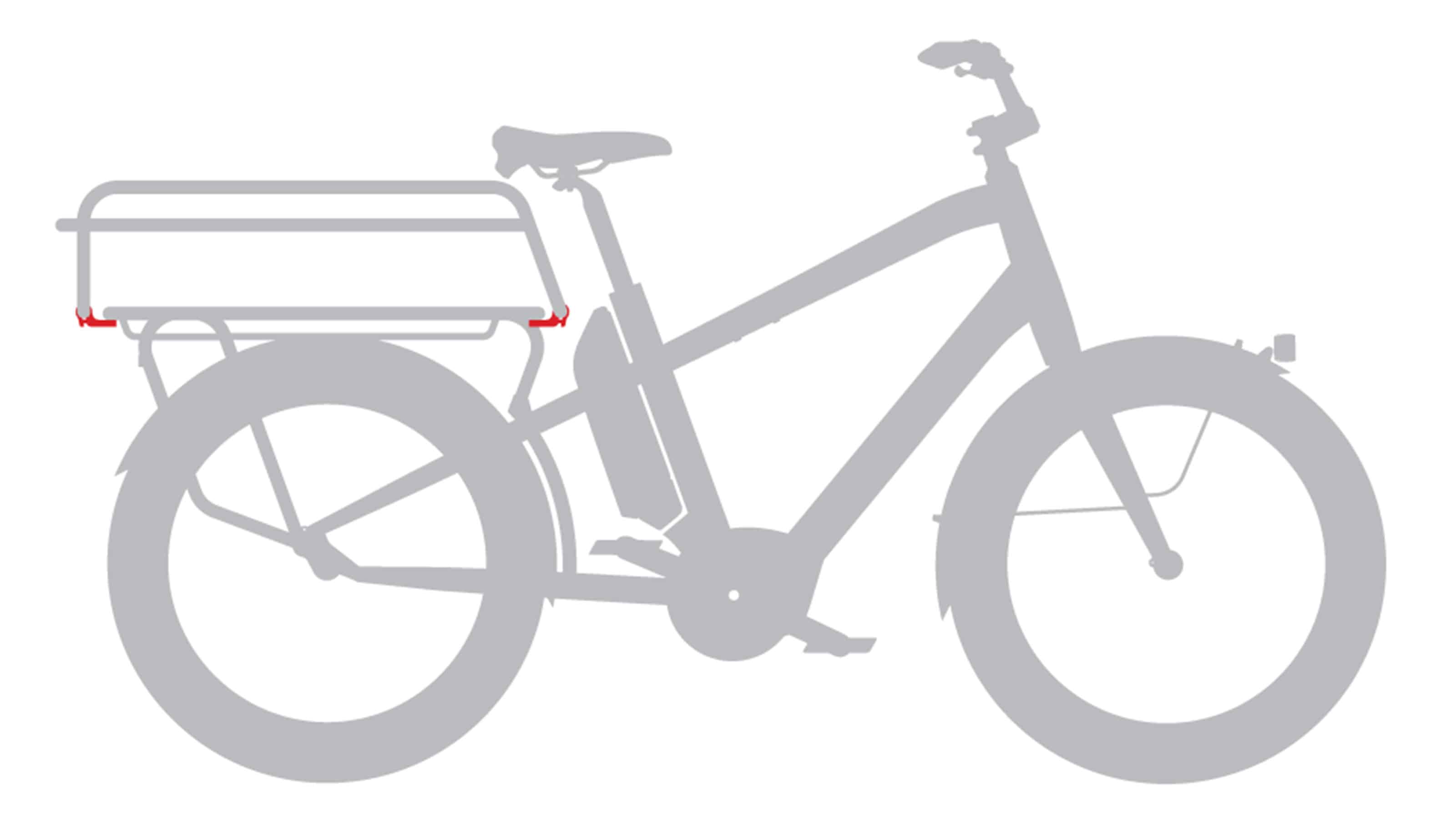 Benno Bikes Rail Clamp Plus Set (2St.)