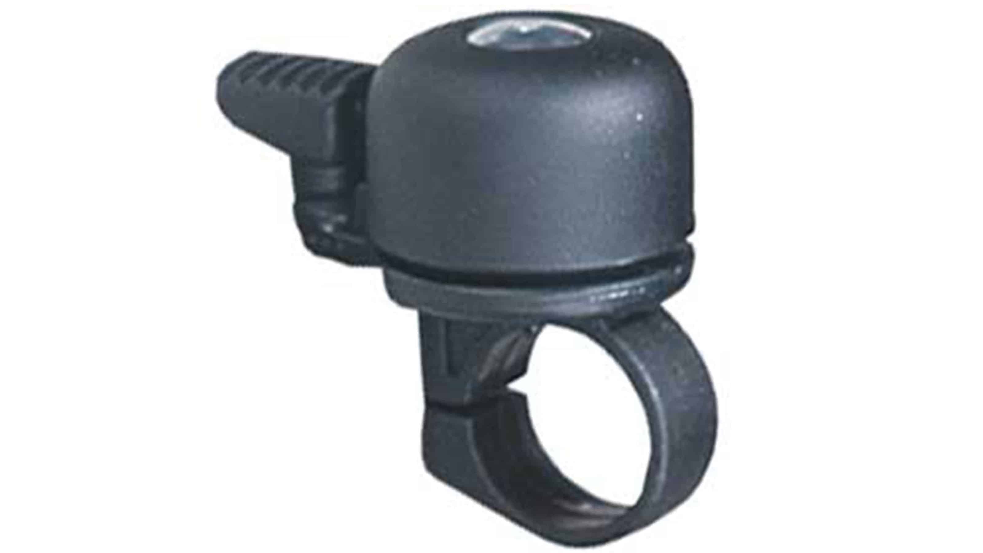 Mounty Glocke Billy mattschwarz Alu 22,2 mm