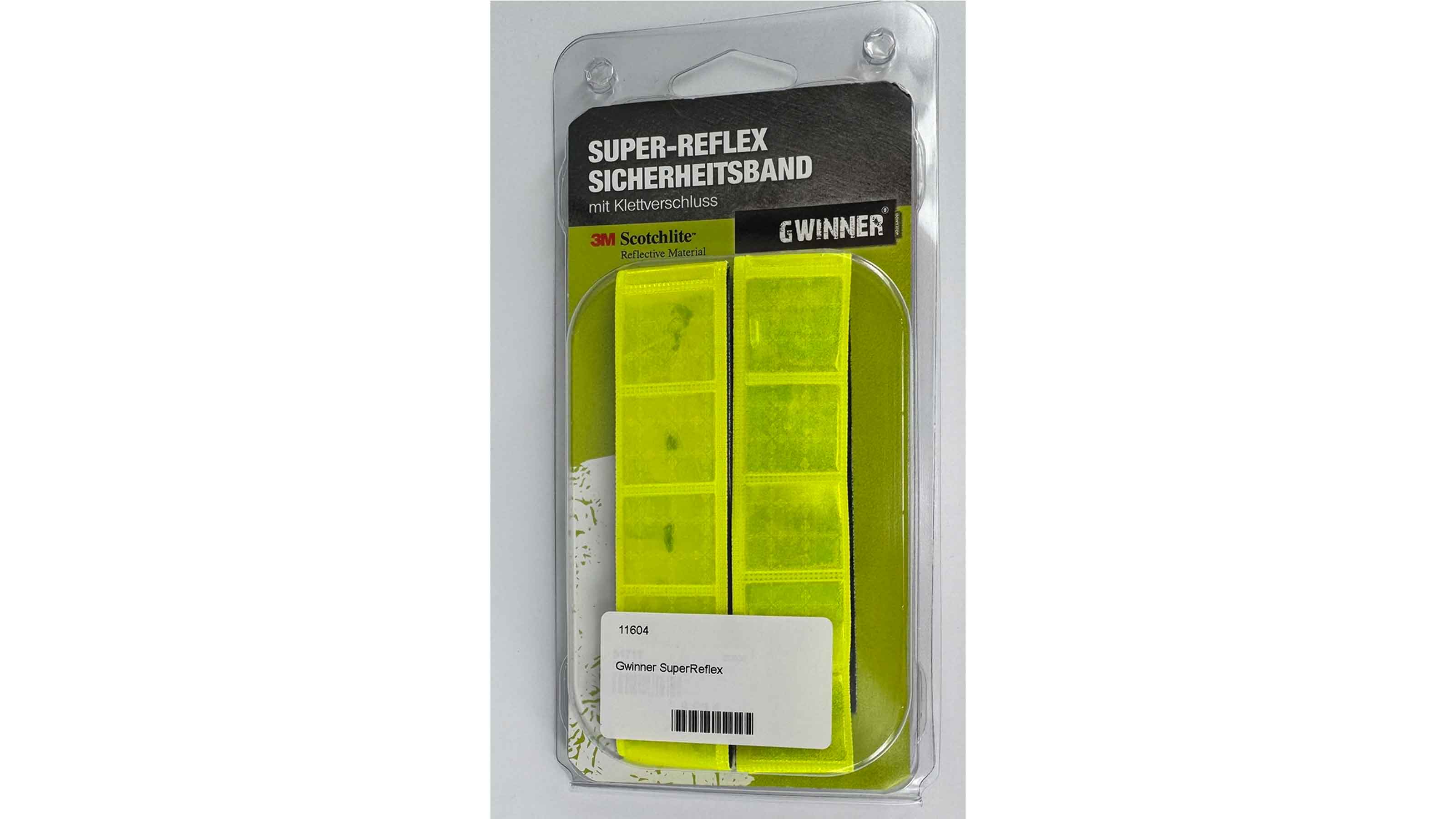 Gwinner SuperReflex Sicherheitsband gelb