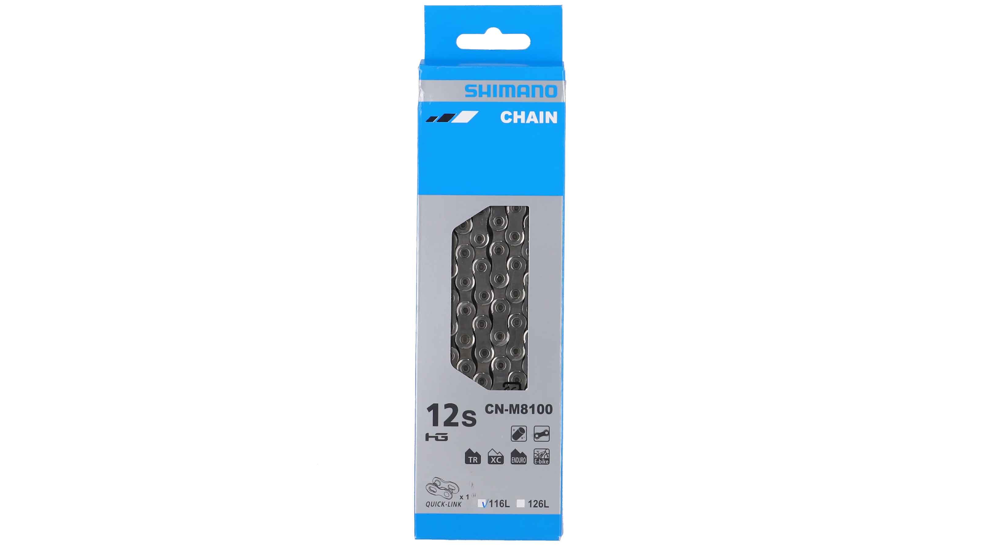 Shimano Kette CN-M8100 12f 116Glieder Quicklink