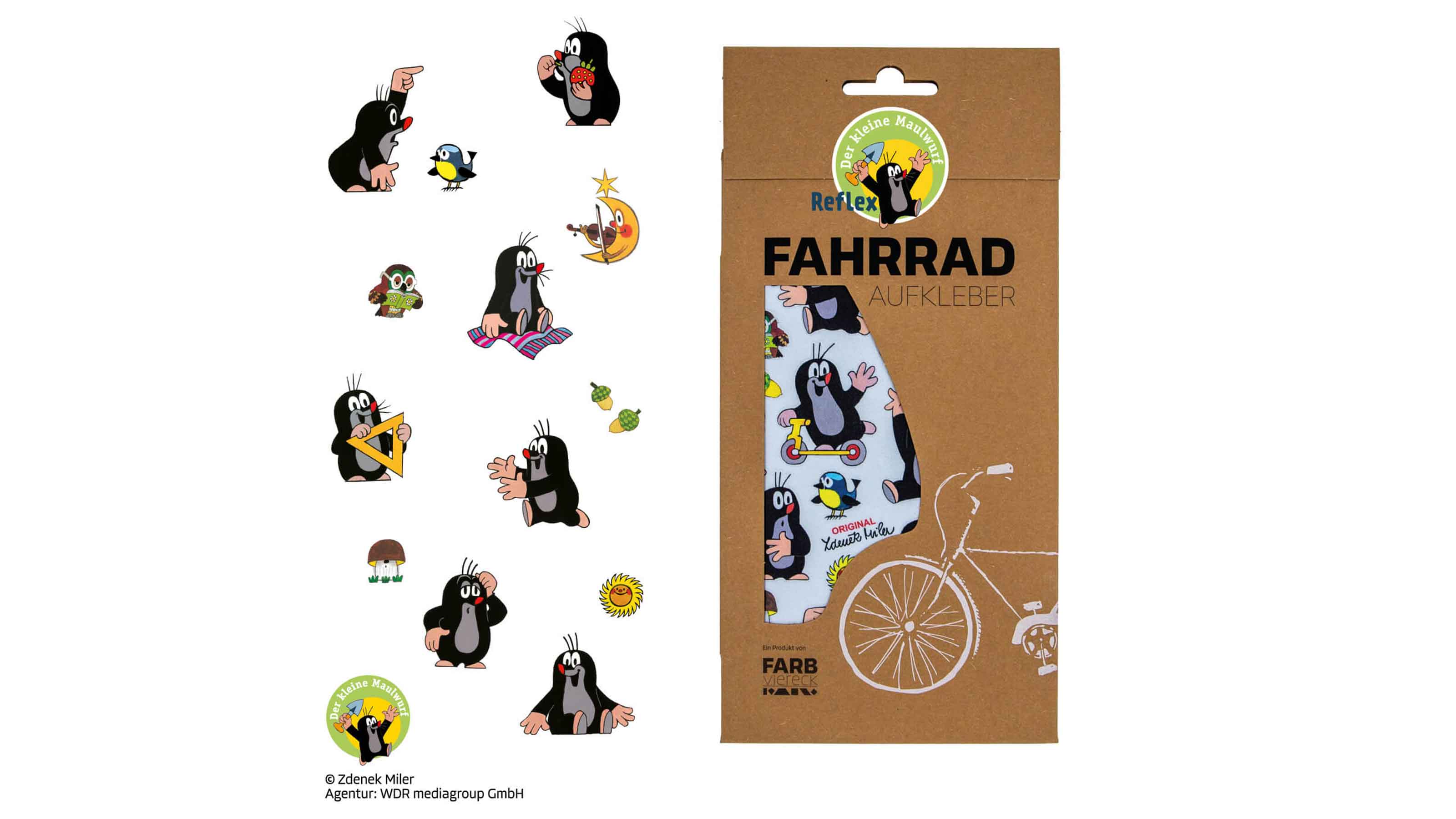 Farbviereck Aufkleber Kids Reflex