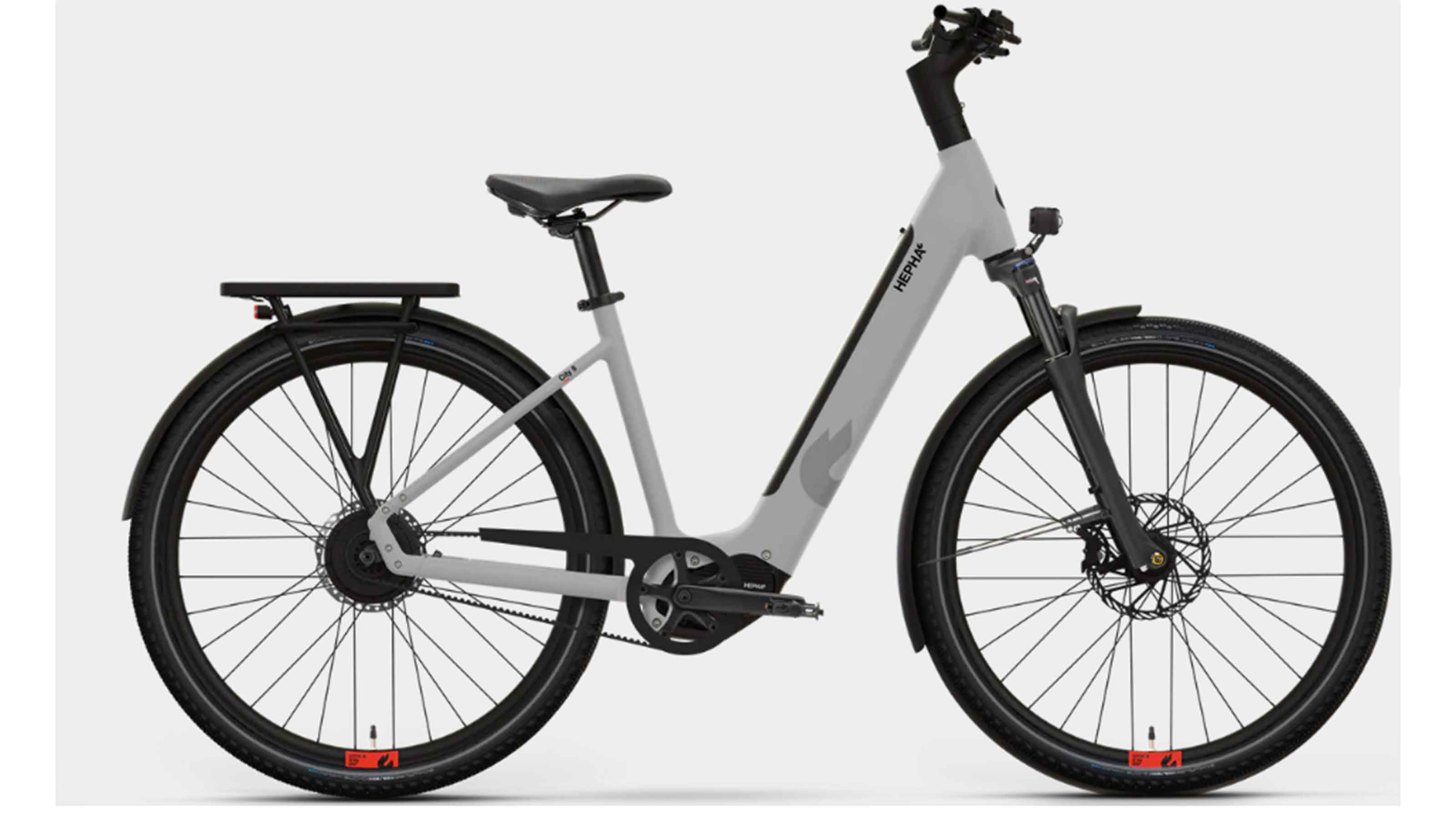 Hepha City 8 Performance 600Wh 100Nm LowStep grey