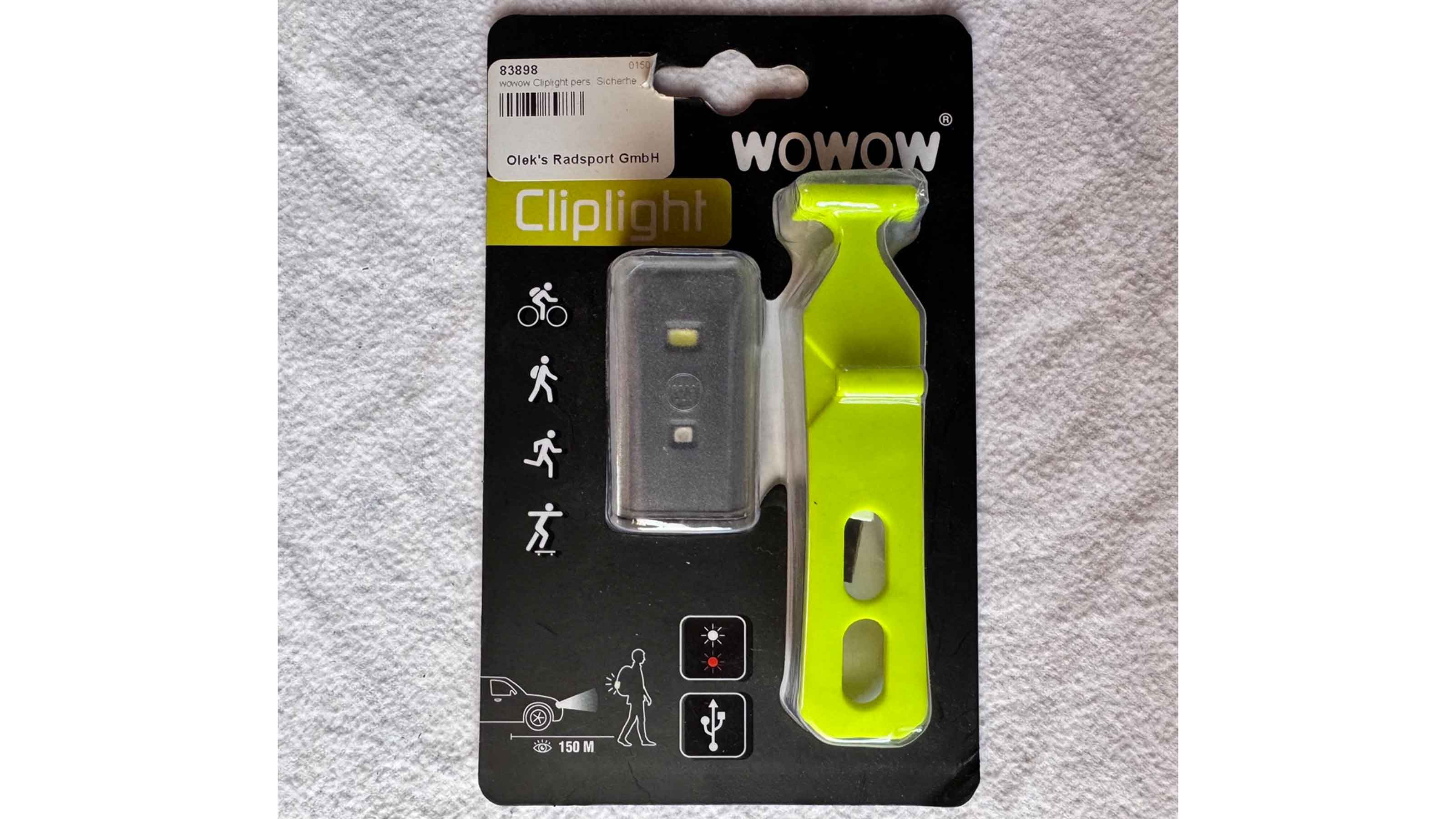 wowow LED Cliplight persönliches Sicherheitslicht