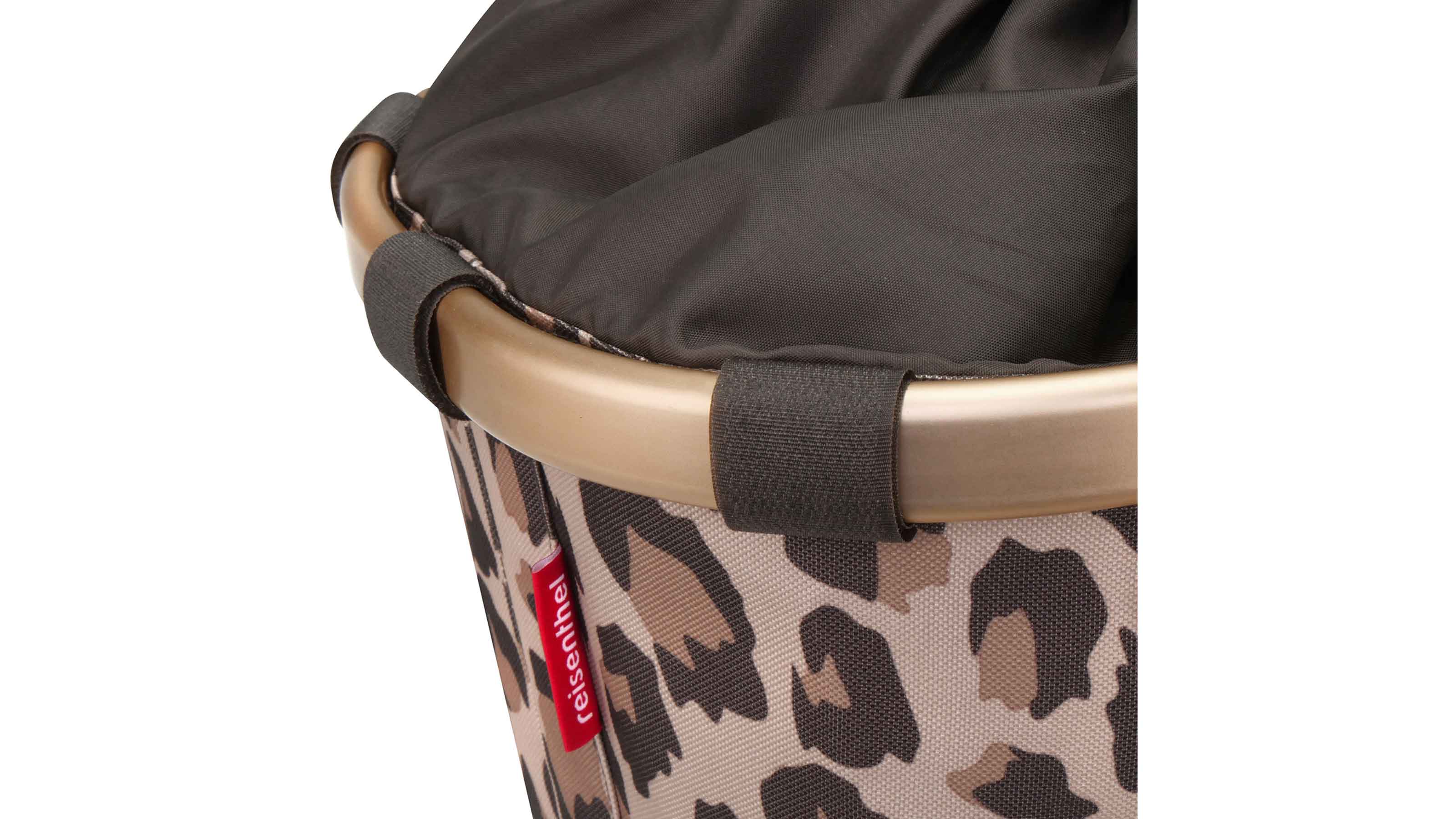 KLICKfix Reisenthel Bikebasket leo macchiato