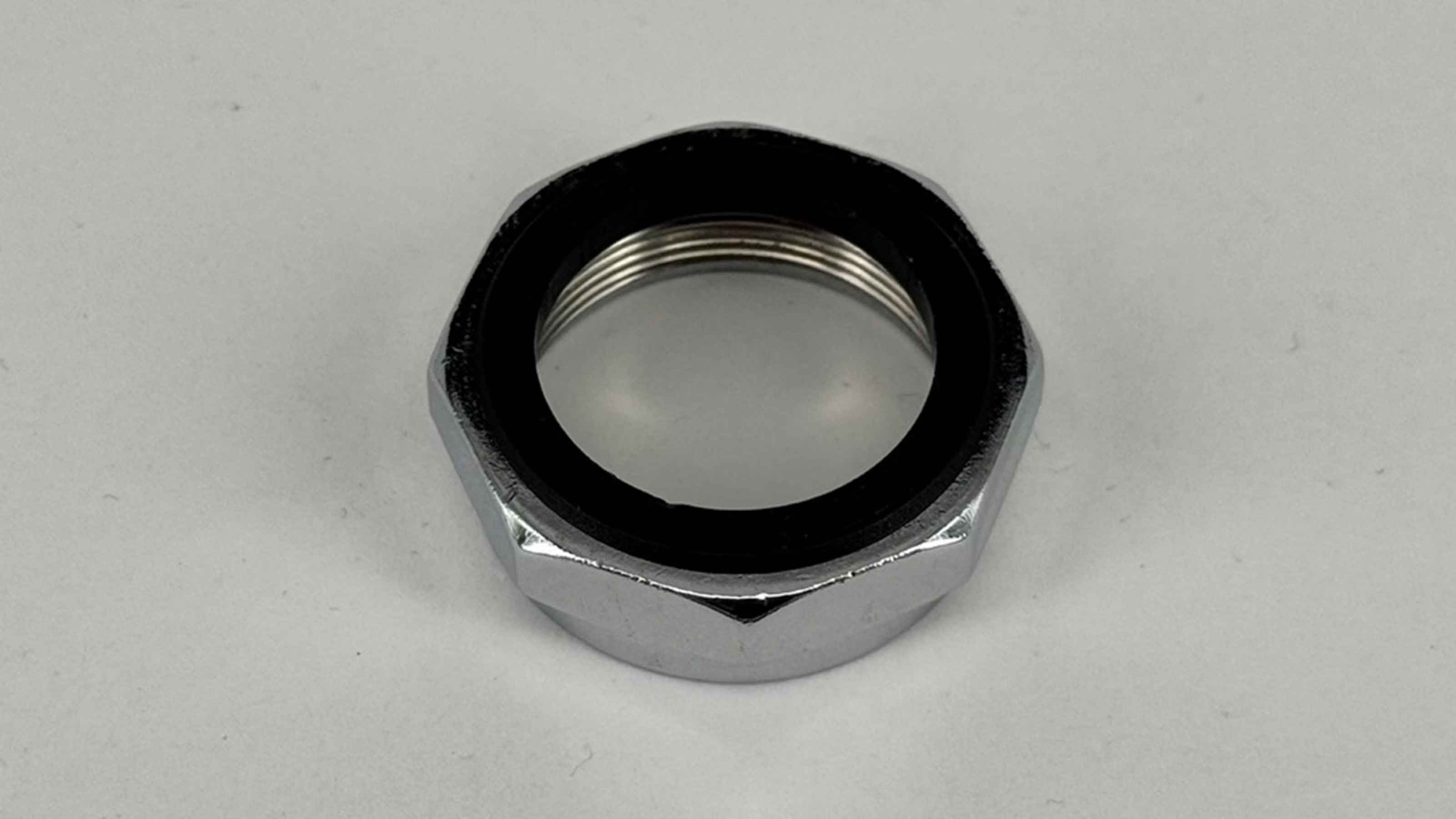 Bach Ziermutter für Steuerkopf 22,2mm silber