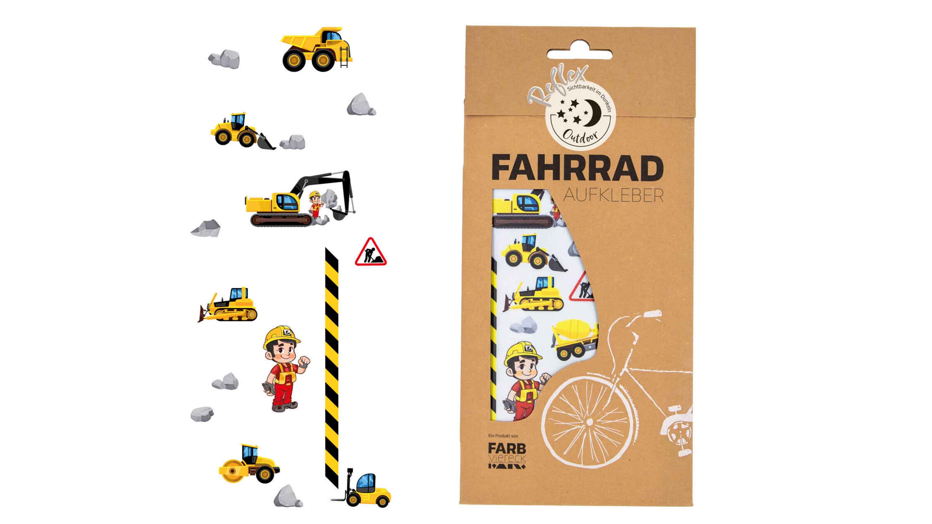 Farbviereck Aufkleber Kids Reflex