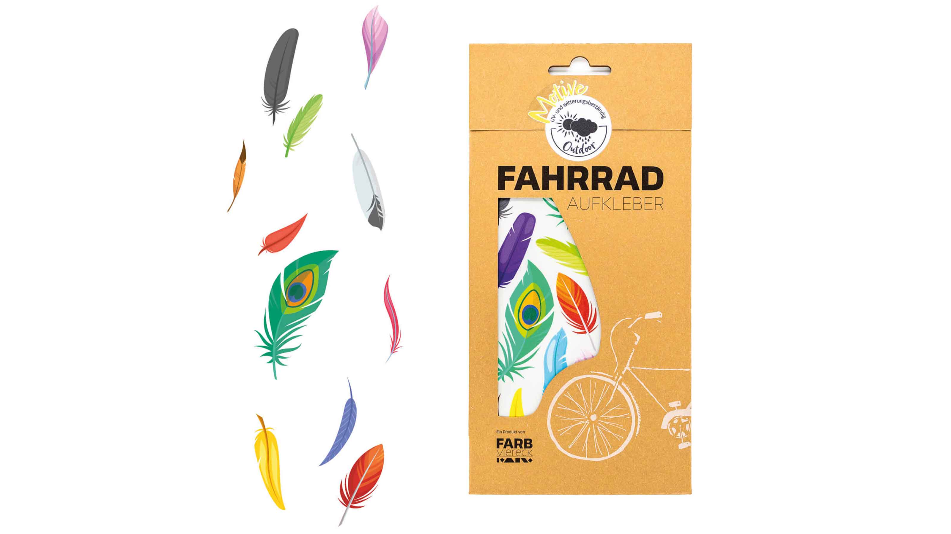 Farbviereck Aufkleber Motive & Formen