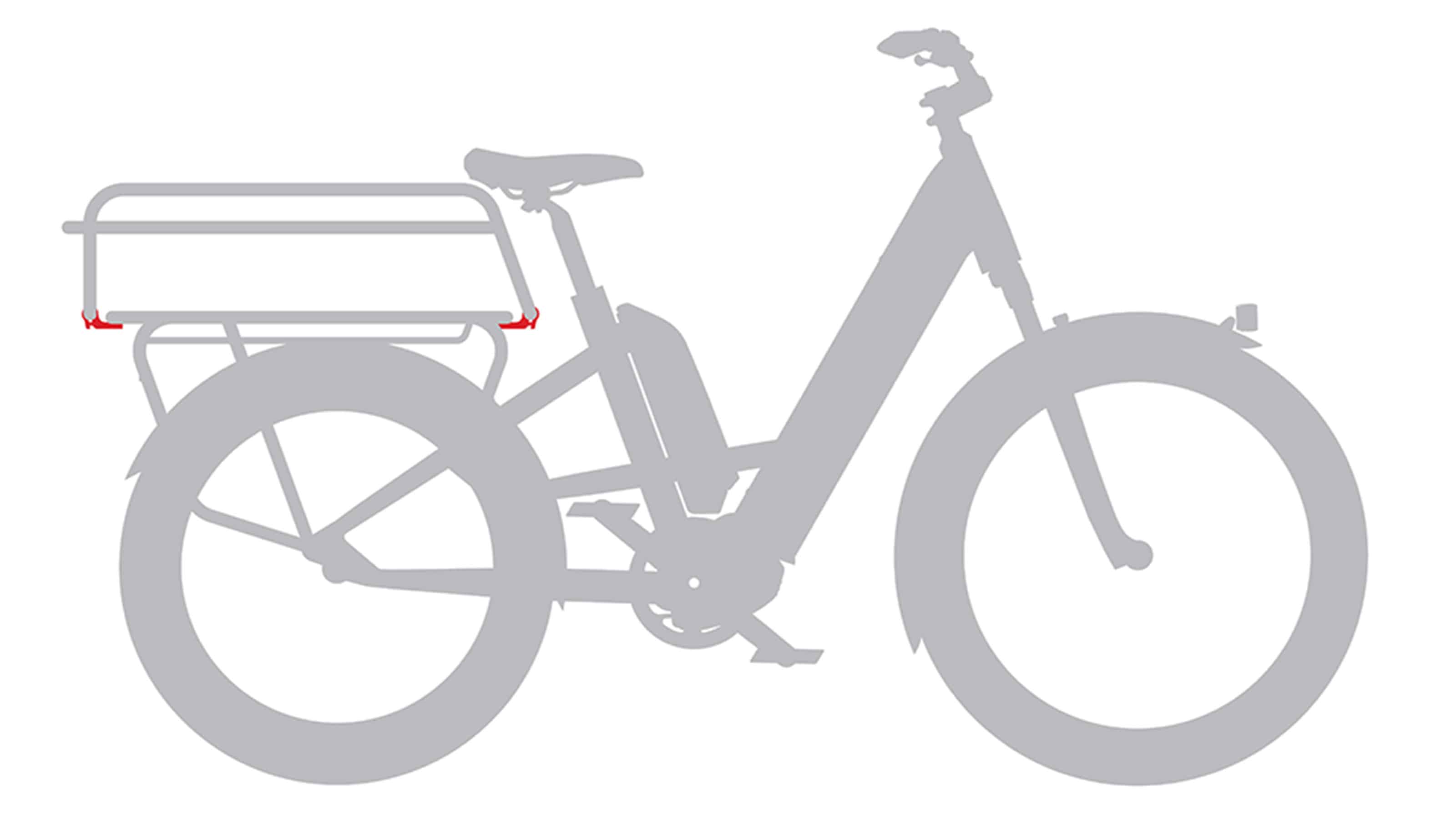 Benno Bikes Rail Clamp Plus Set (2St.)