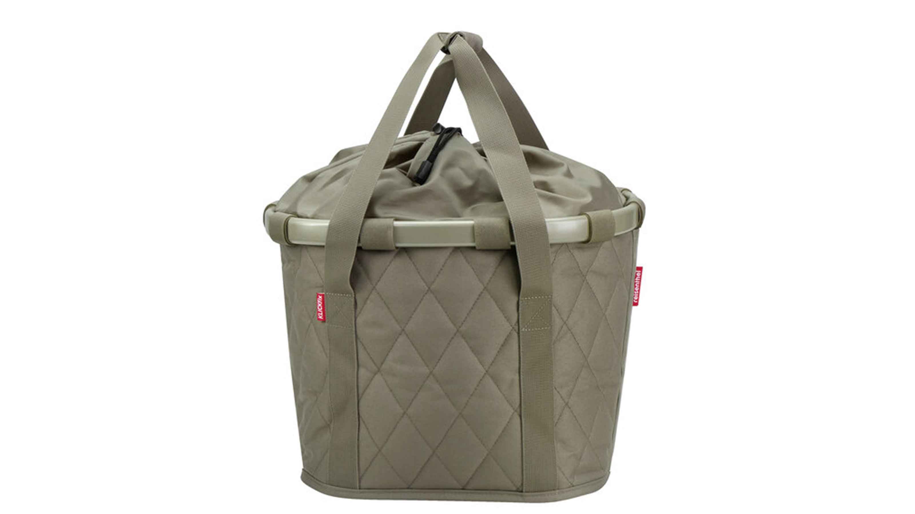 KLICKfix Reisenthel Bikebasket rhombus olive