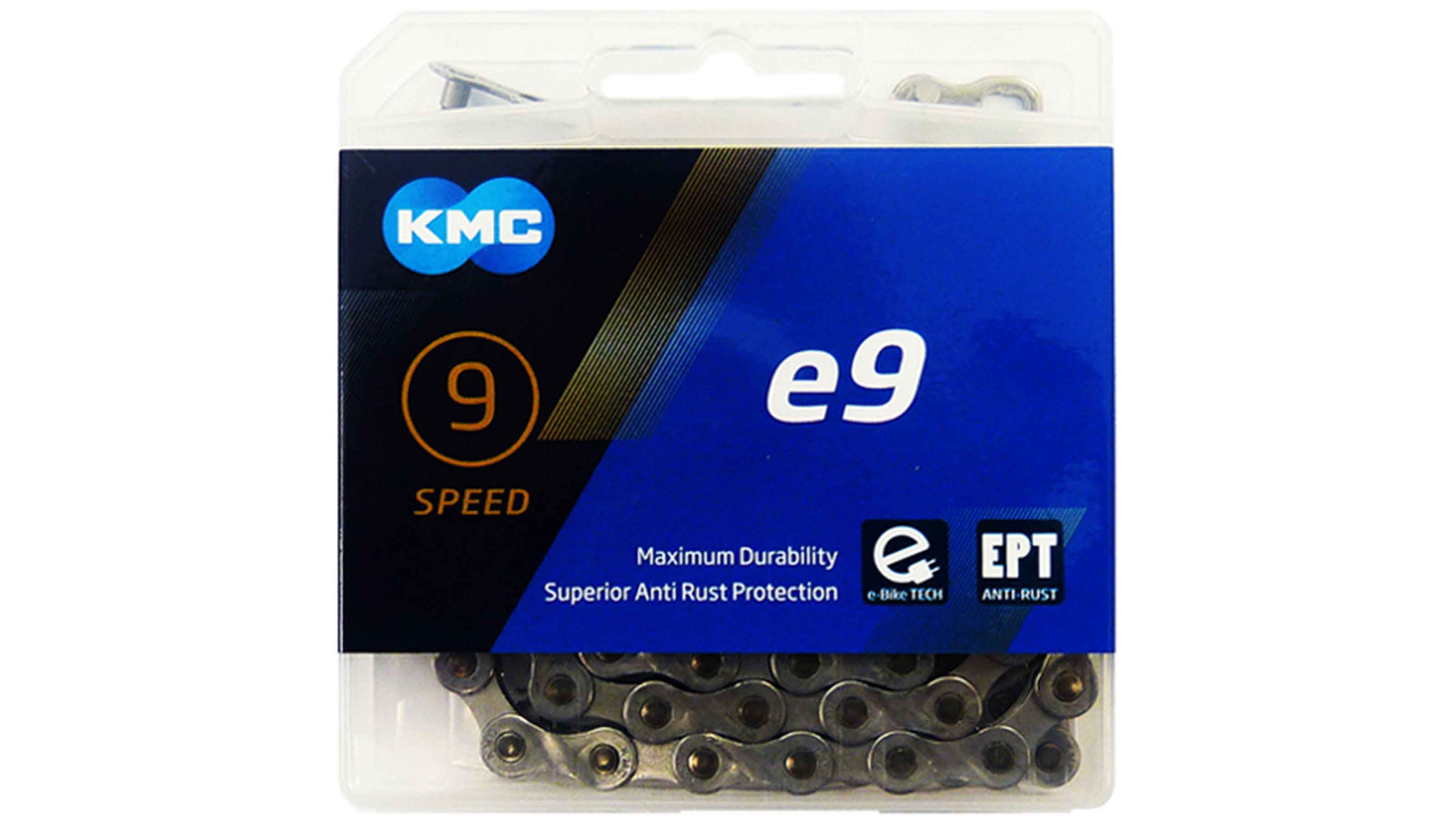 KMC Kette e9 EPT, 9-fach, 136 Glieder, E-Bike,