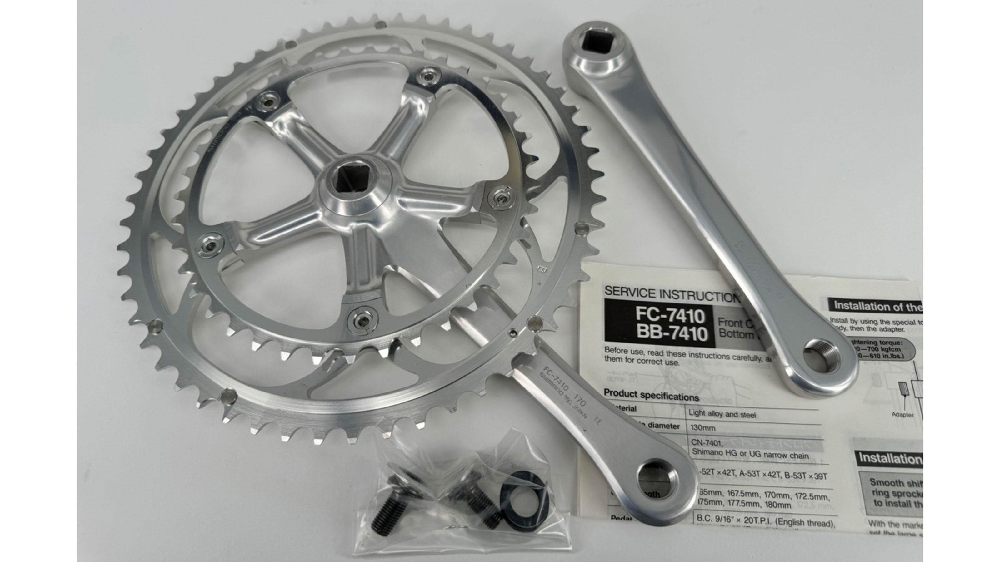 Shimano Kurbelsatz Dura-Ace STI 39/53 170mm