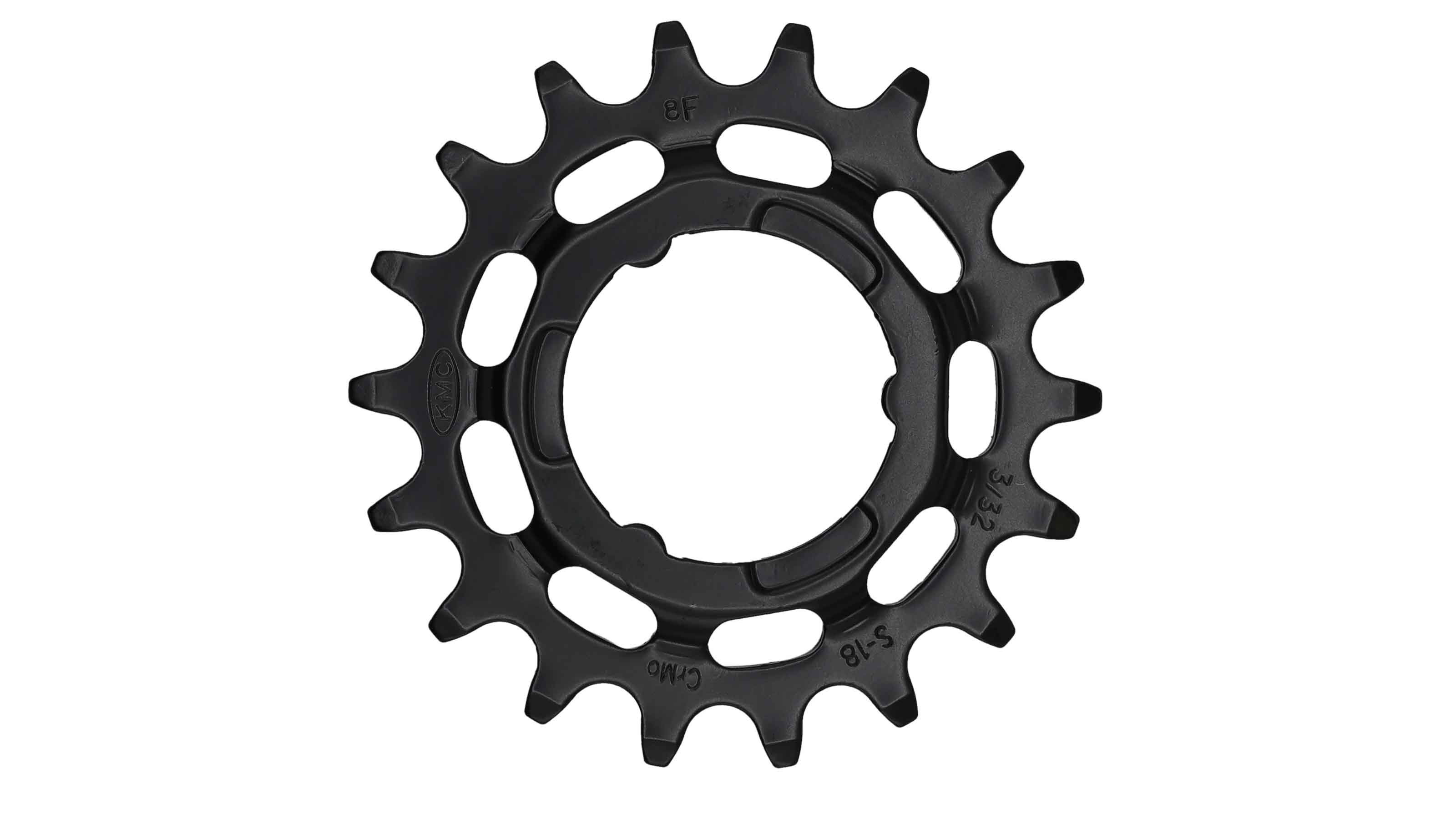 KMC Steck-Zahnkranz Shimano 18Z 1/2"x3/32"