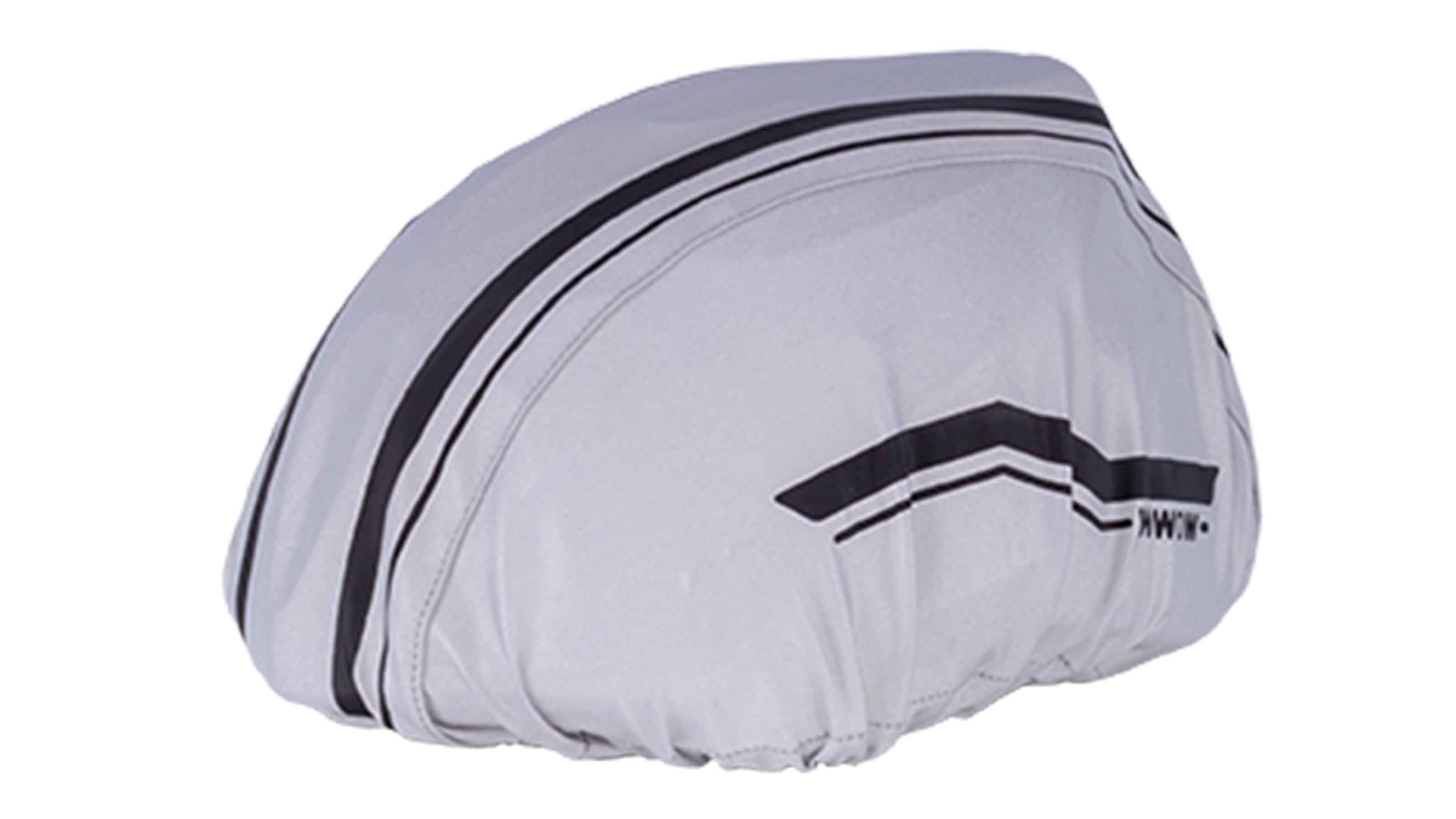 Bike Helm Überzug silber reflex