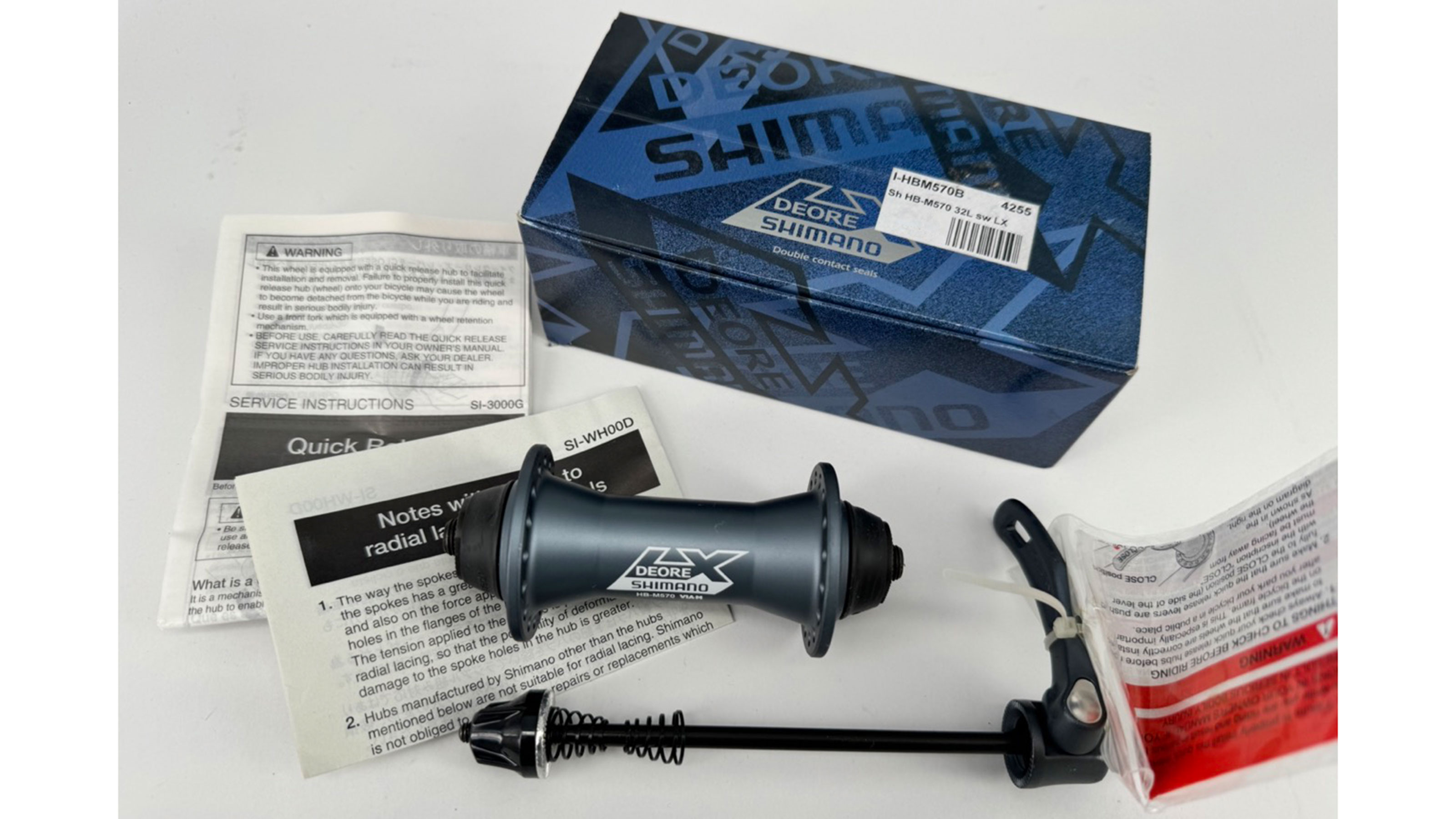 Shimano VR-Nabe Deore LX M570 32L 100mm schwarz