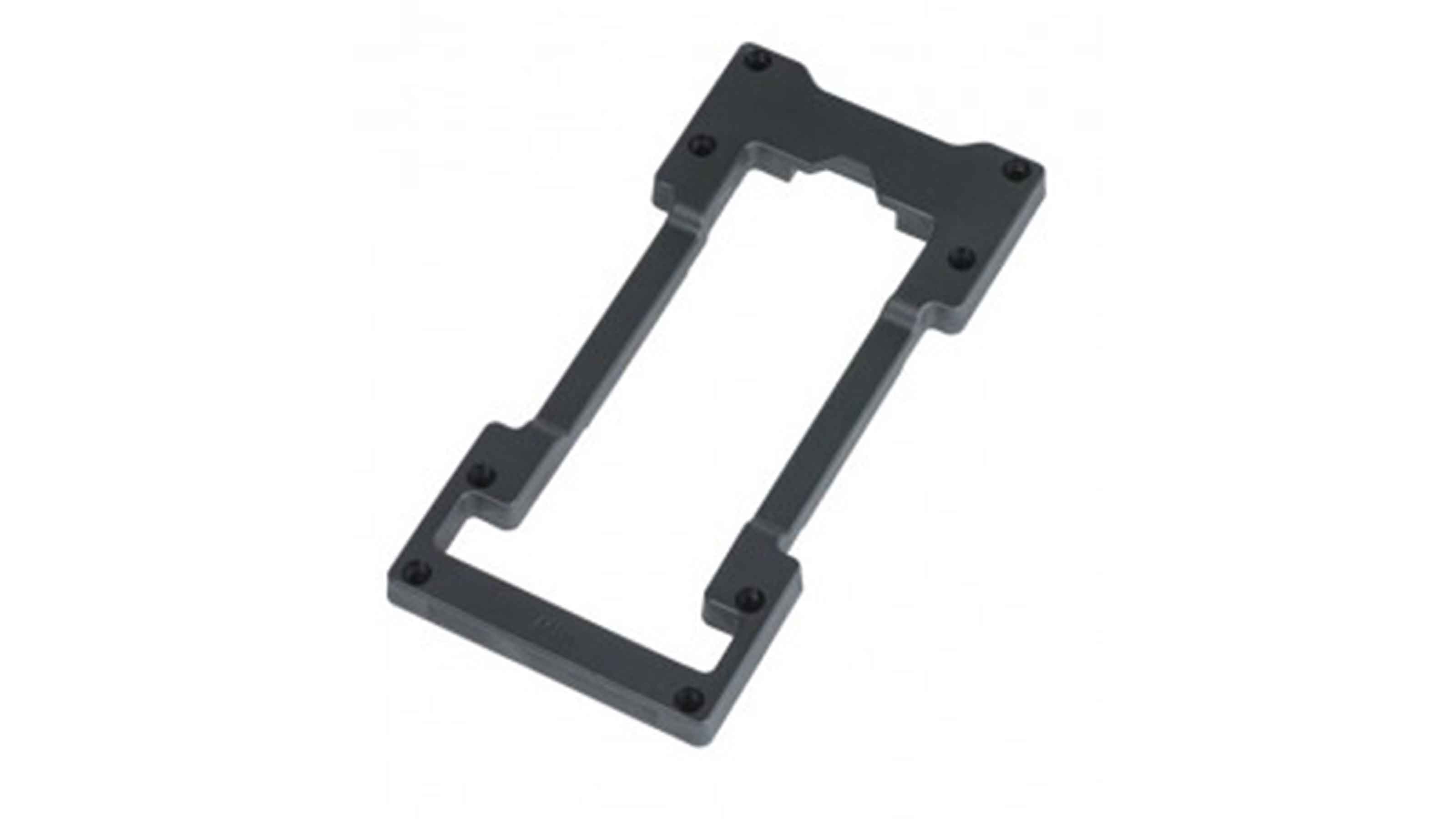 Basil Doppeldecker für MIK Adapterplatte schwarz