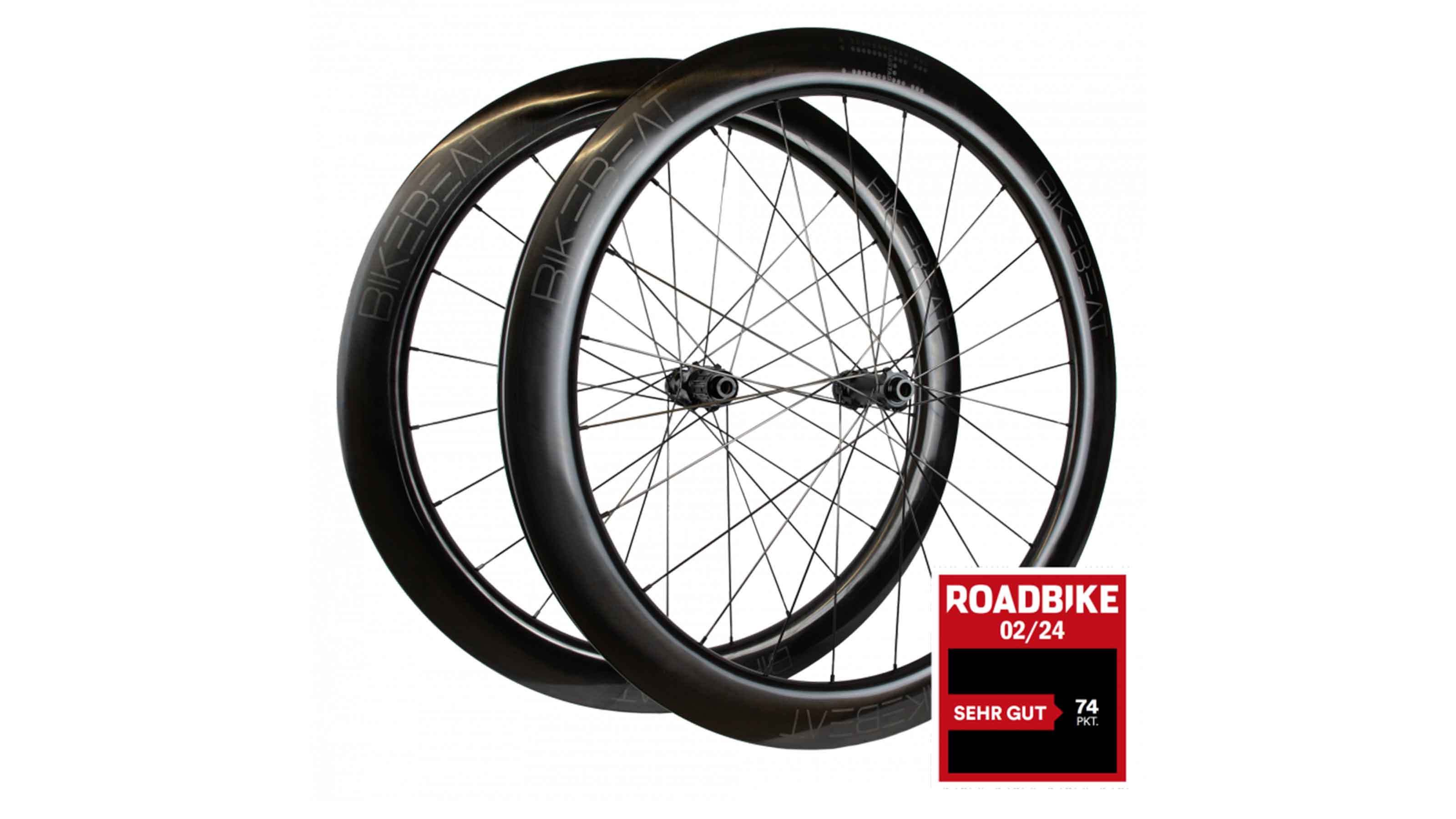 Bikebeat Laufradsatz Maßstab Aero 55mm Standard Bikebeat Laufradsatz Maßstab Aero 55mm Standard
