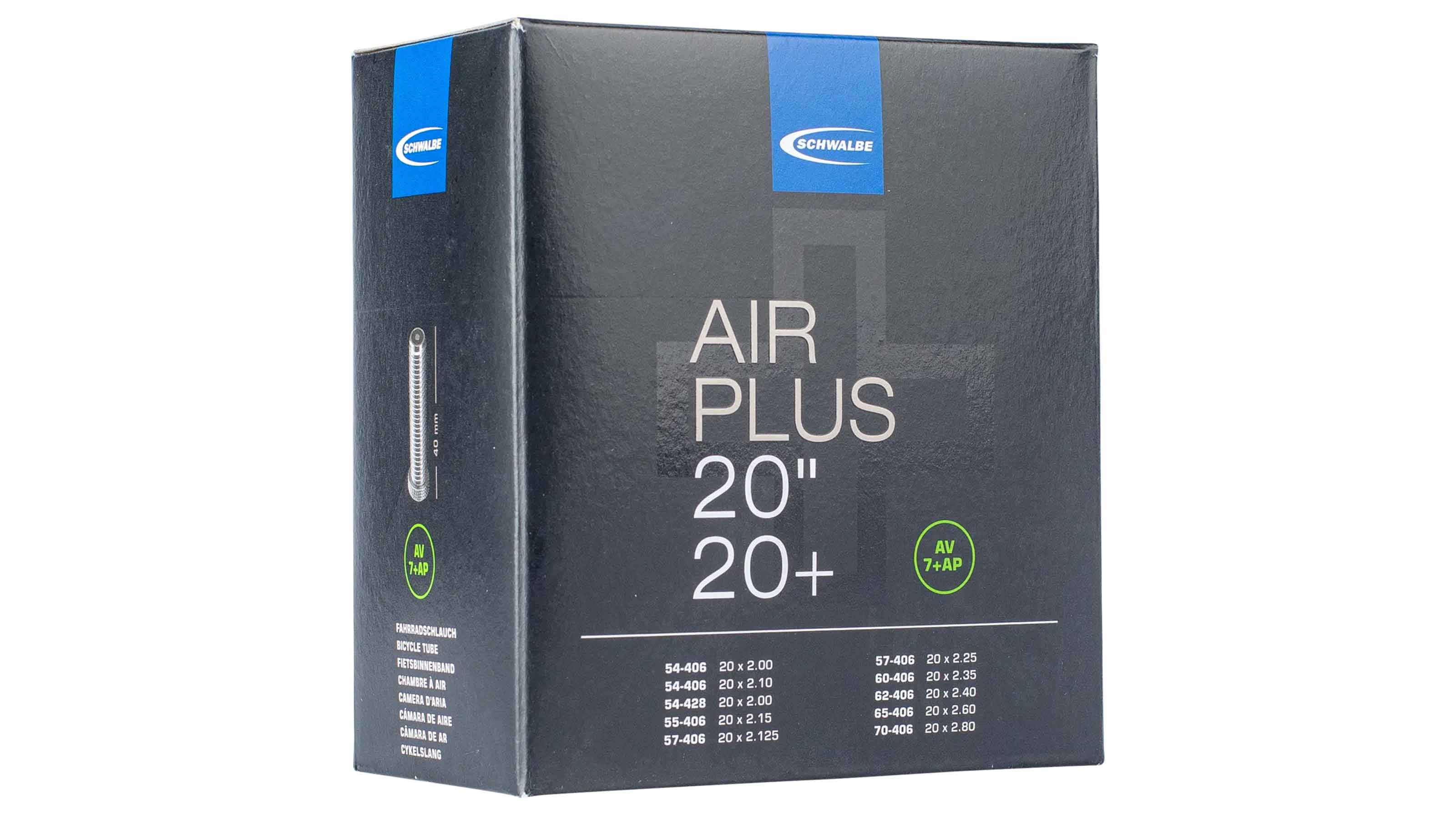 Schwalbe Schlauch AV7+ Air Plus 54/70-406 Schwalbe Schlauch AV7+ Air Plus 54/70-406