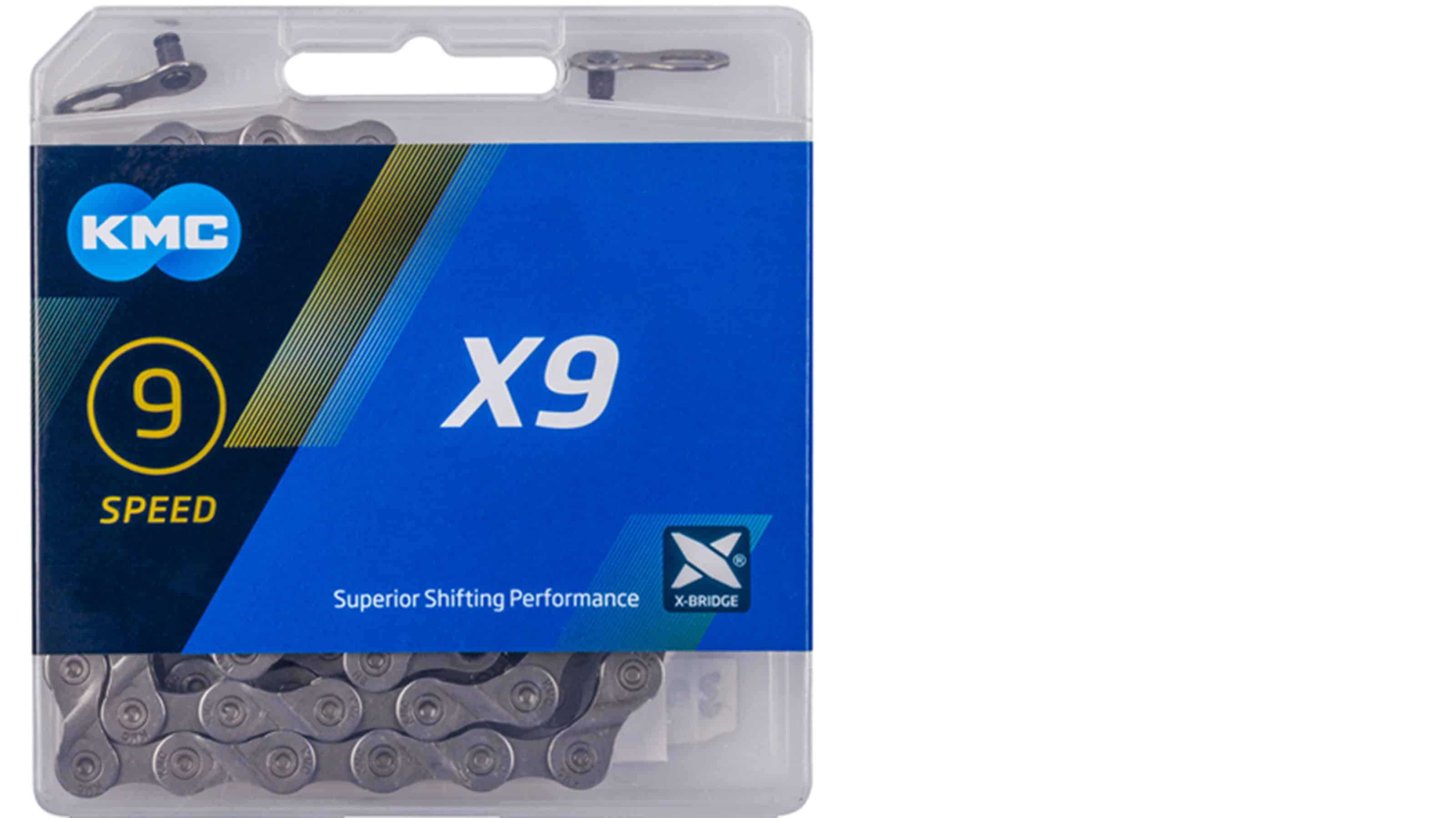 KMC Kette X9 9f 114Glieder 1/2x11/128" 6,6mm KMC Kette X9 9f 114Glieder 1/2x11/128" 6,6mm