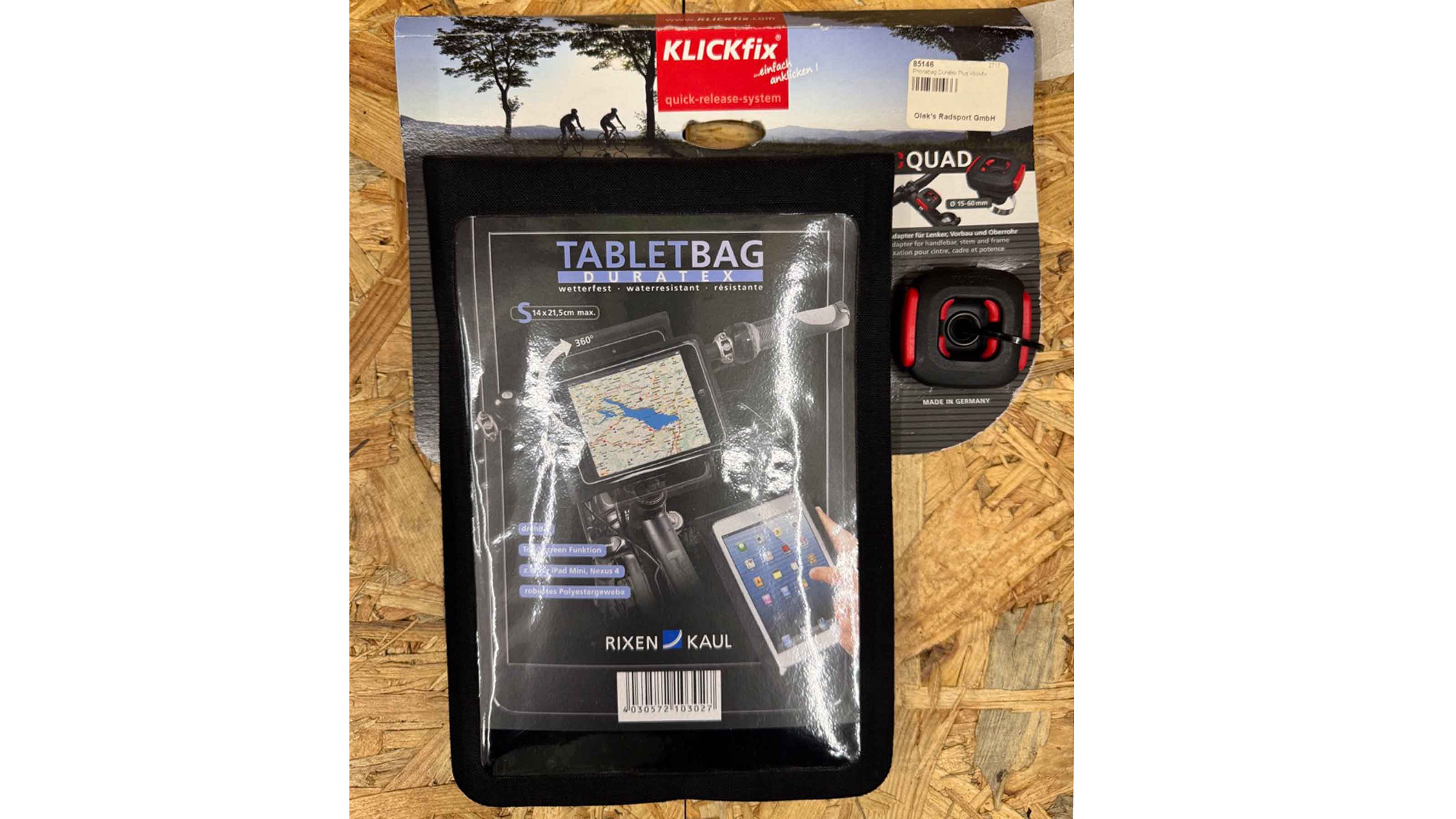 KLICKfix Tablet-Lenkertasche Tablet Bag Gr. S