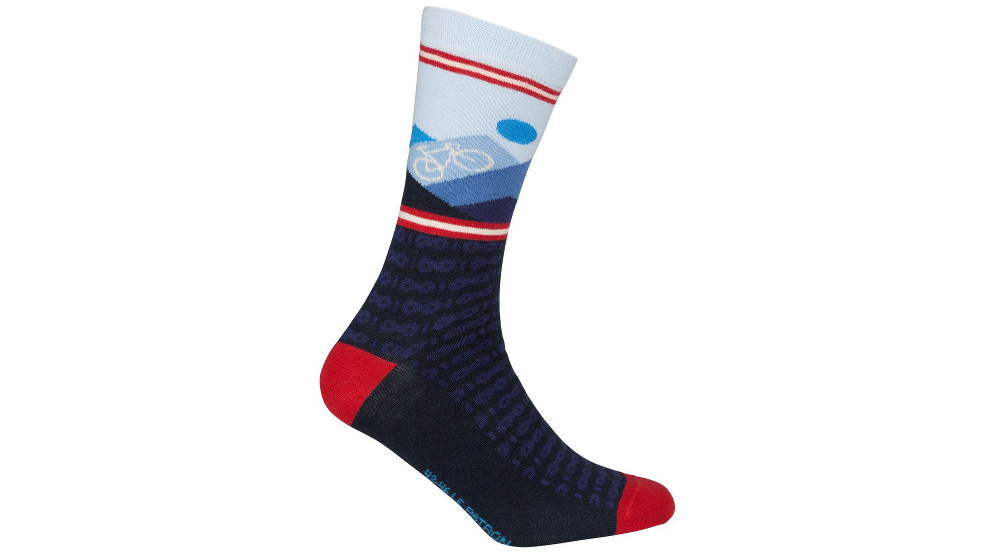 Le Patron Cycling Couture Socken Mountains