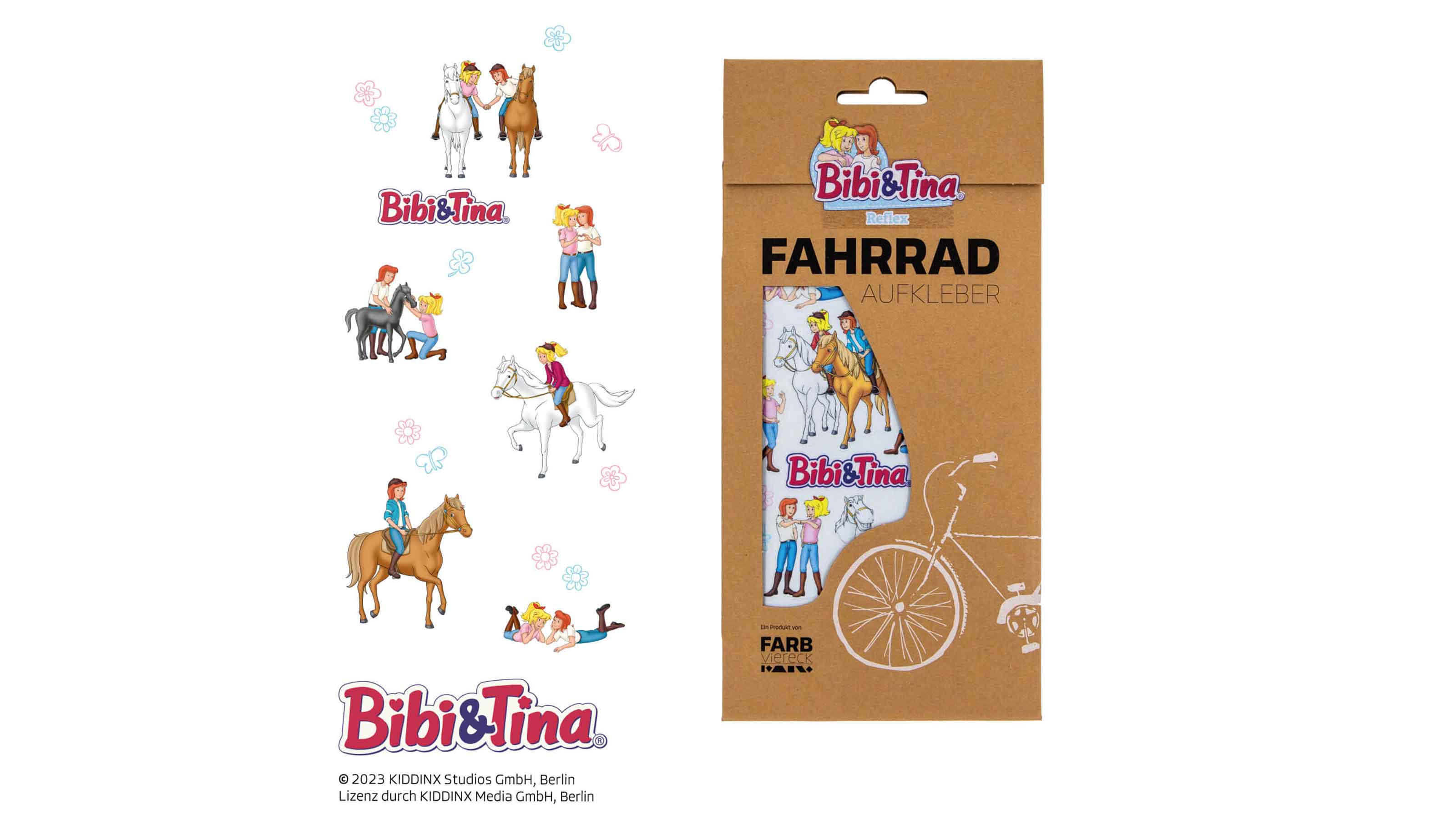 Farbviereck Aufkleber Kids Reflex