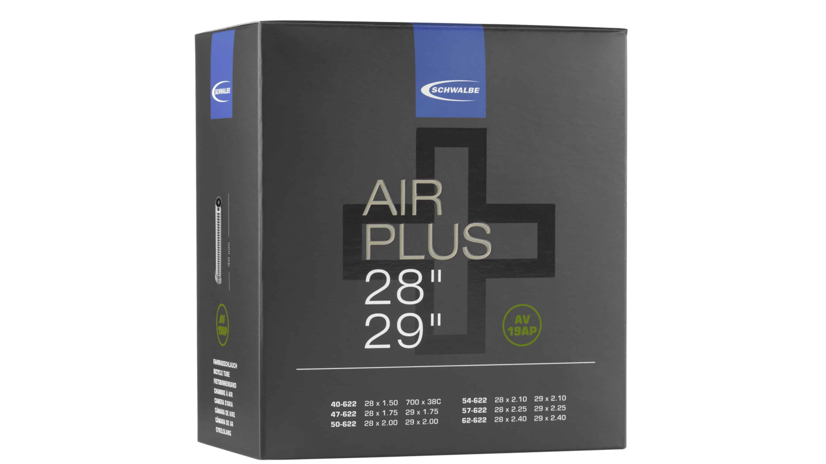 Schwalbe Schlauch AV19 Air Plus 40/62-622 Schwalbe Schlauch AV19 Air Plus 40/62-622