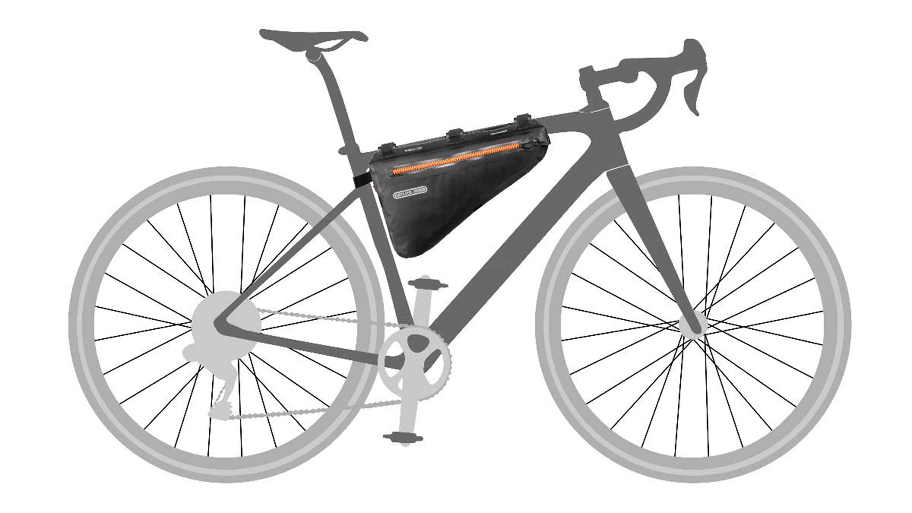 ORTLIEB Frame-Pack, matt black, 4 L, PS21/PS21R