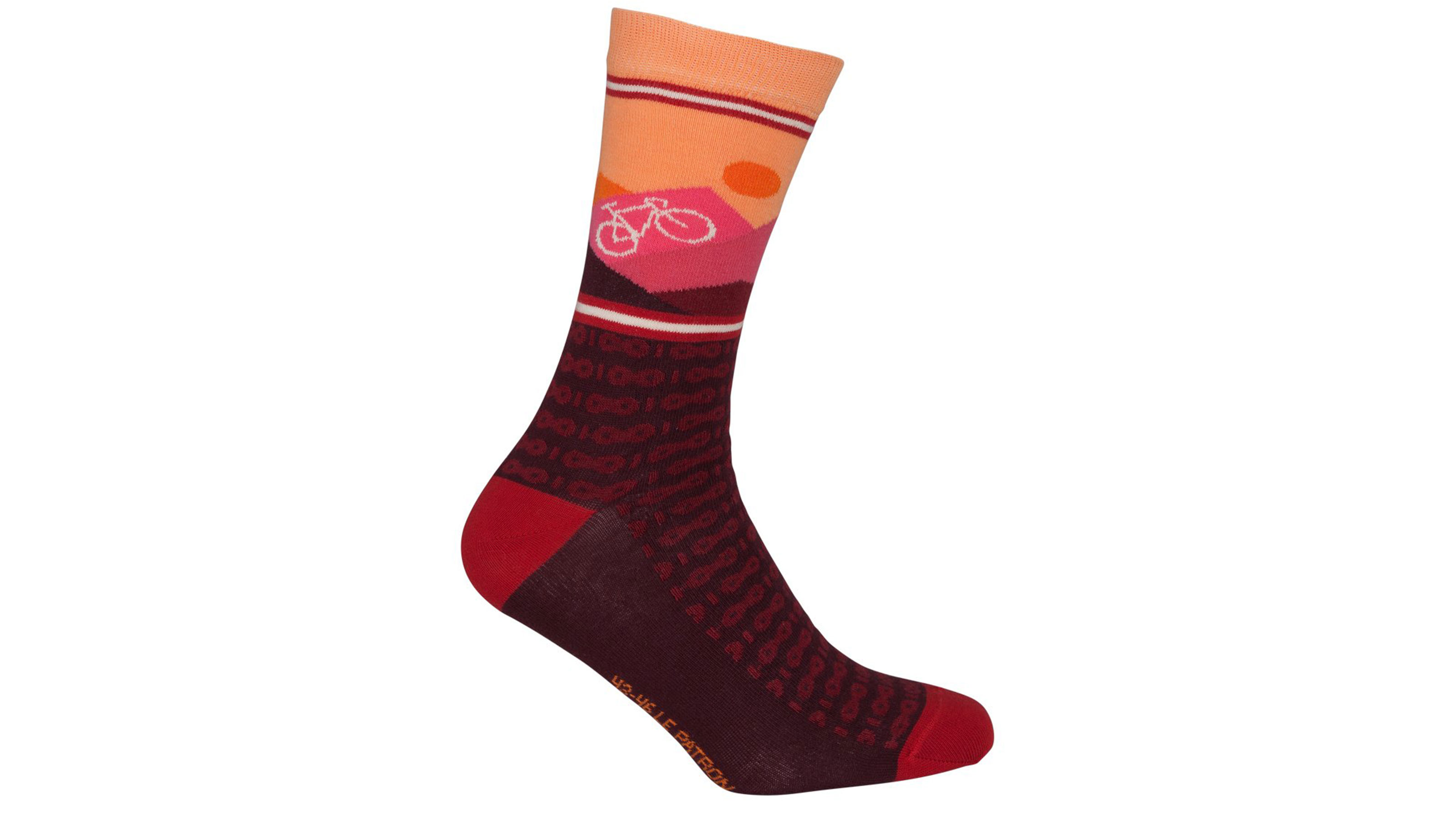 Le Patron Cycling Couture Socken Mountains
