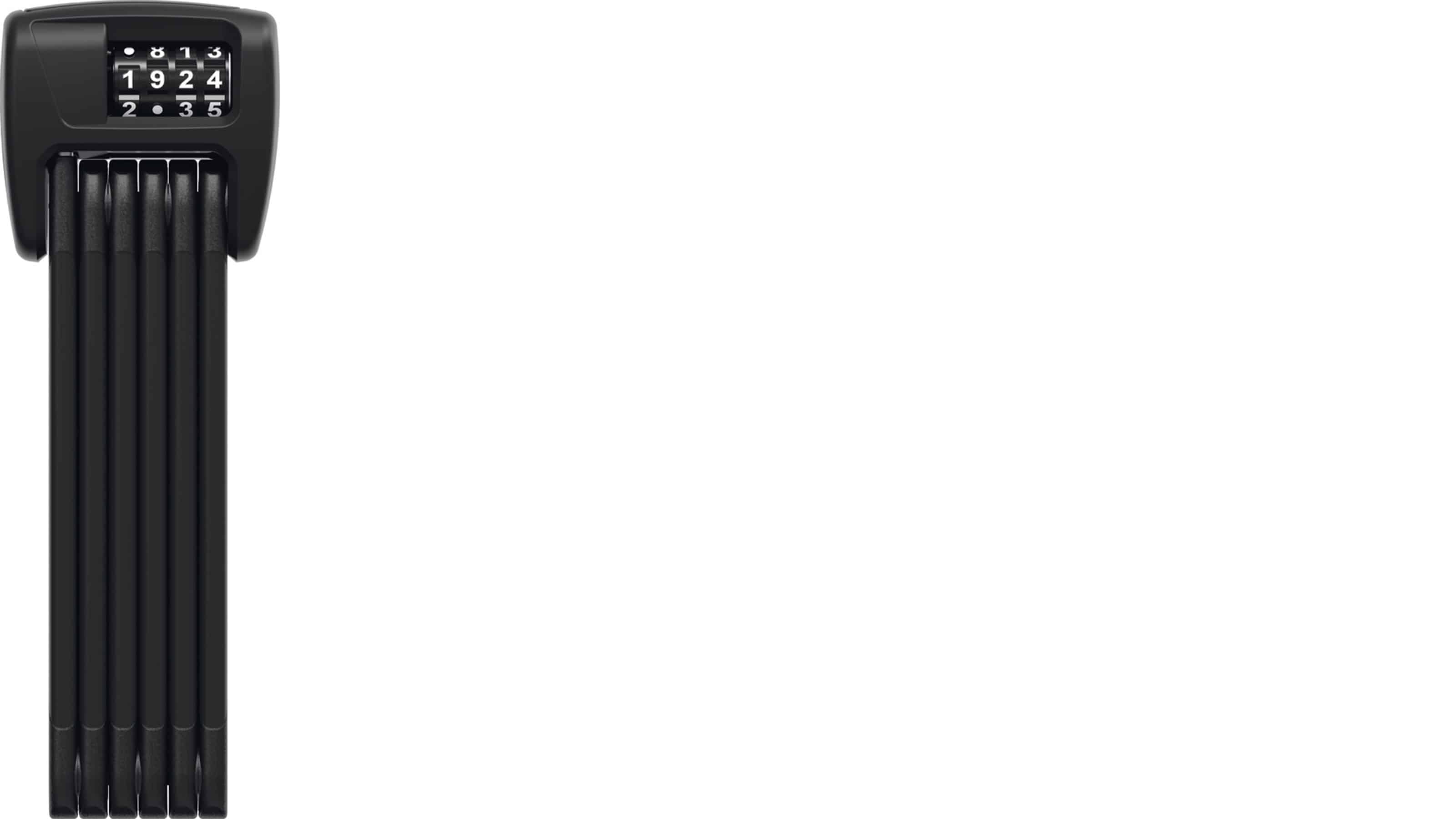 Abus Faltschloss Bordo Combo 6000C/90 LED BK SH