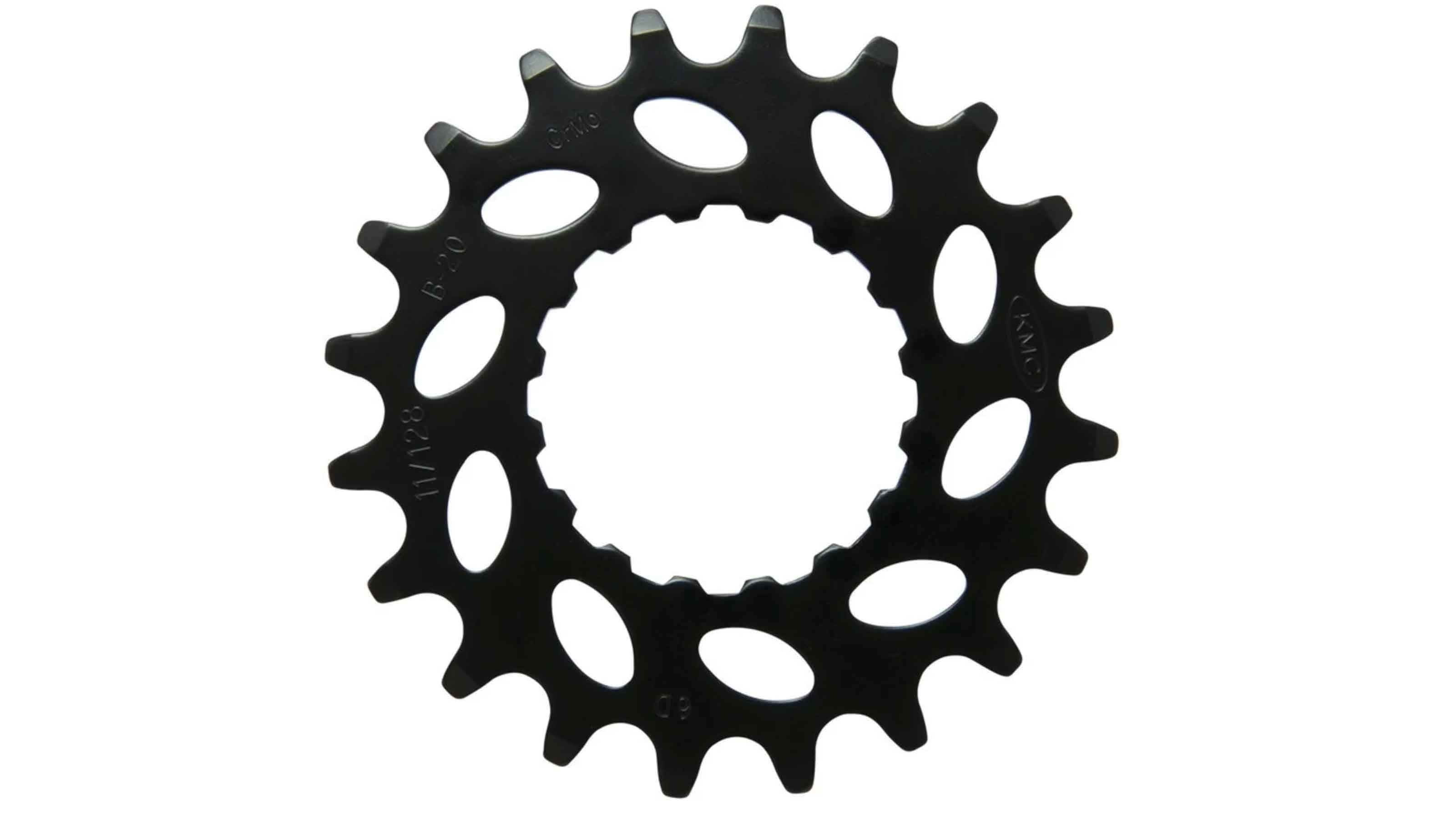 KMC Kettenblatt Bosch II 18Z 1/2x1/8" schwarz