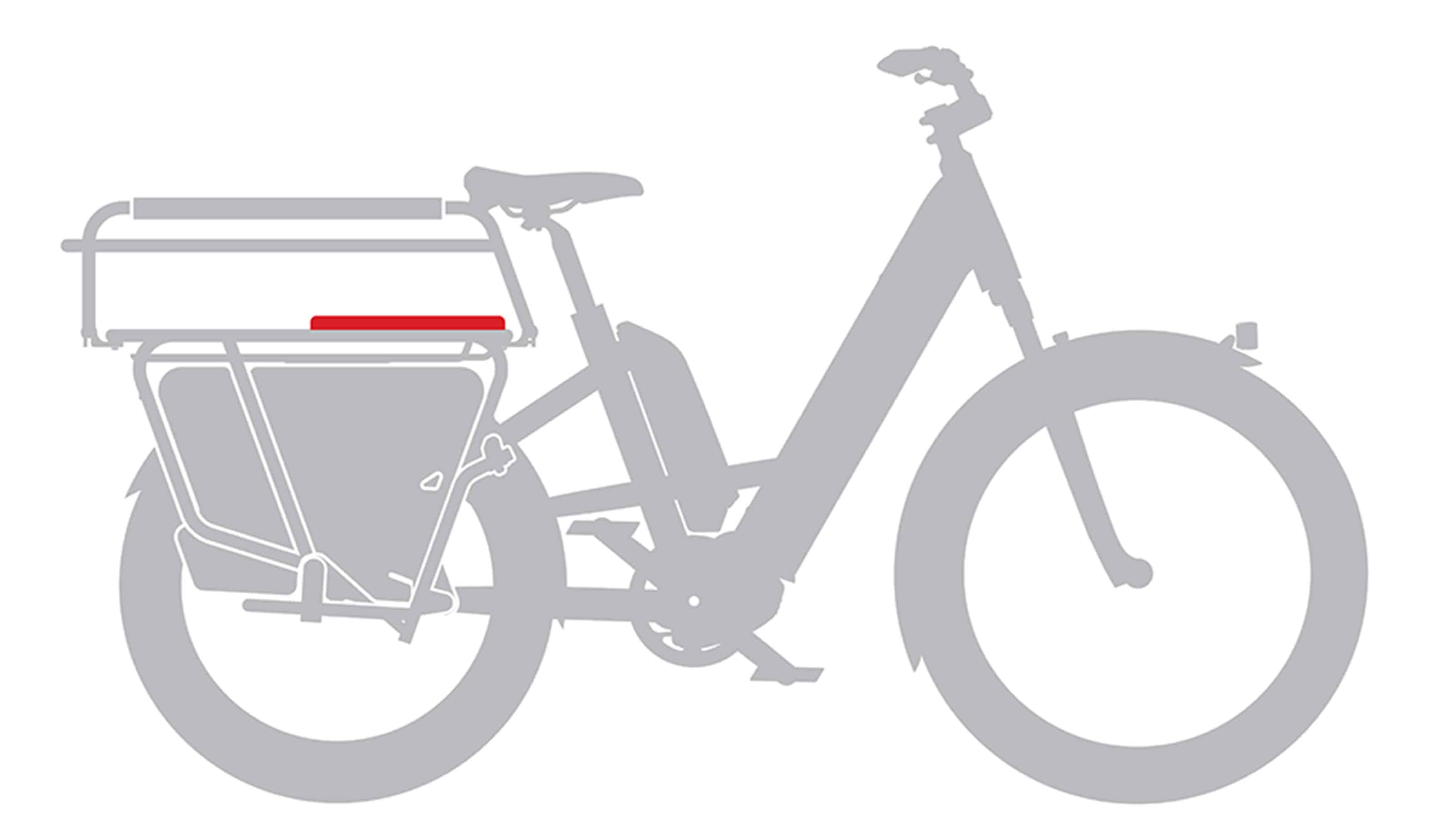 Benno Bikes Rack Pad Half Size black 1St.