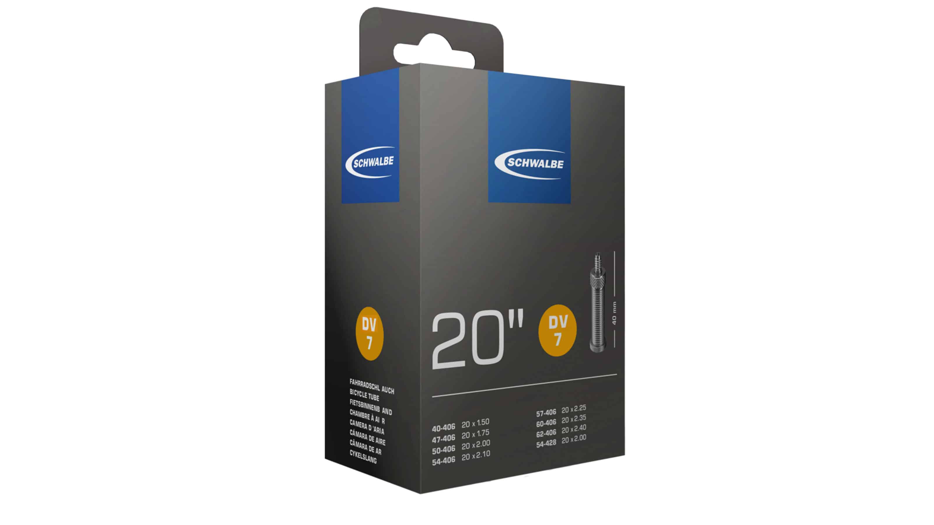 Schwalbe Schlauch DV7 20" 40/62-406/428