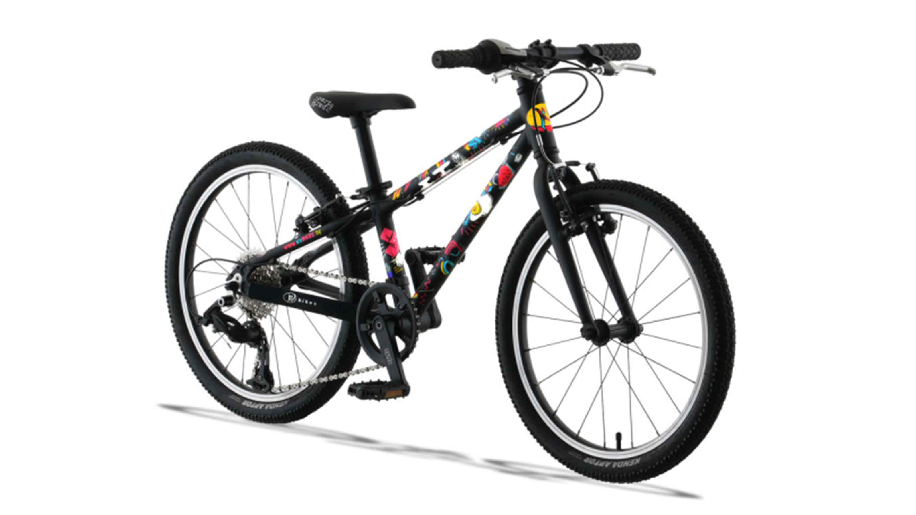 KUbikes 20S MTB 8-Gangschaltung schwarz comic