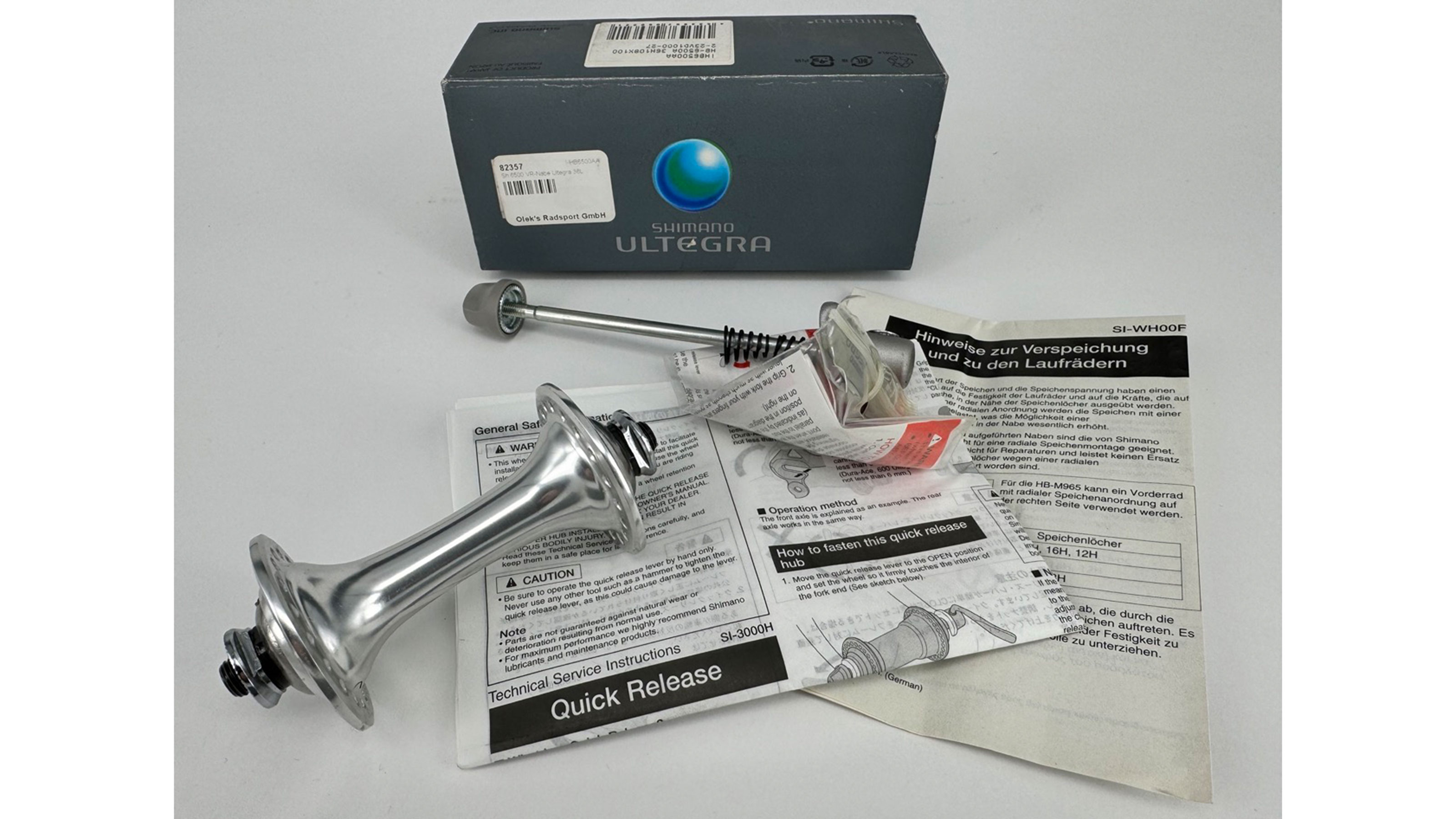 Shimano VR-Nabe Ultegra HB-6500 36L silber mit SSP