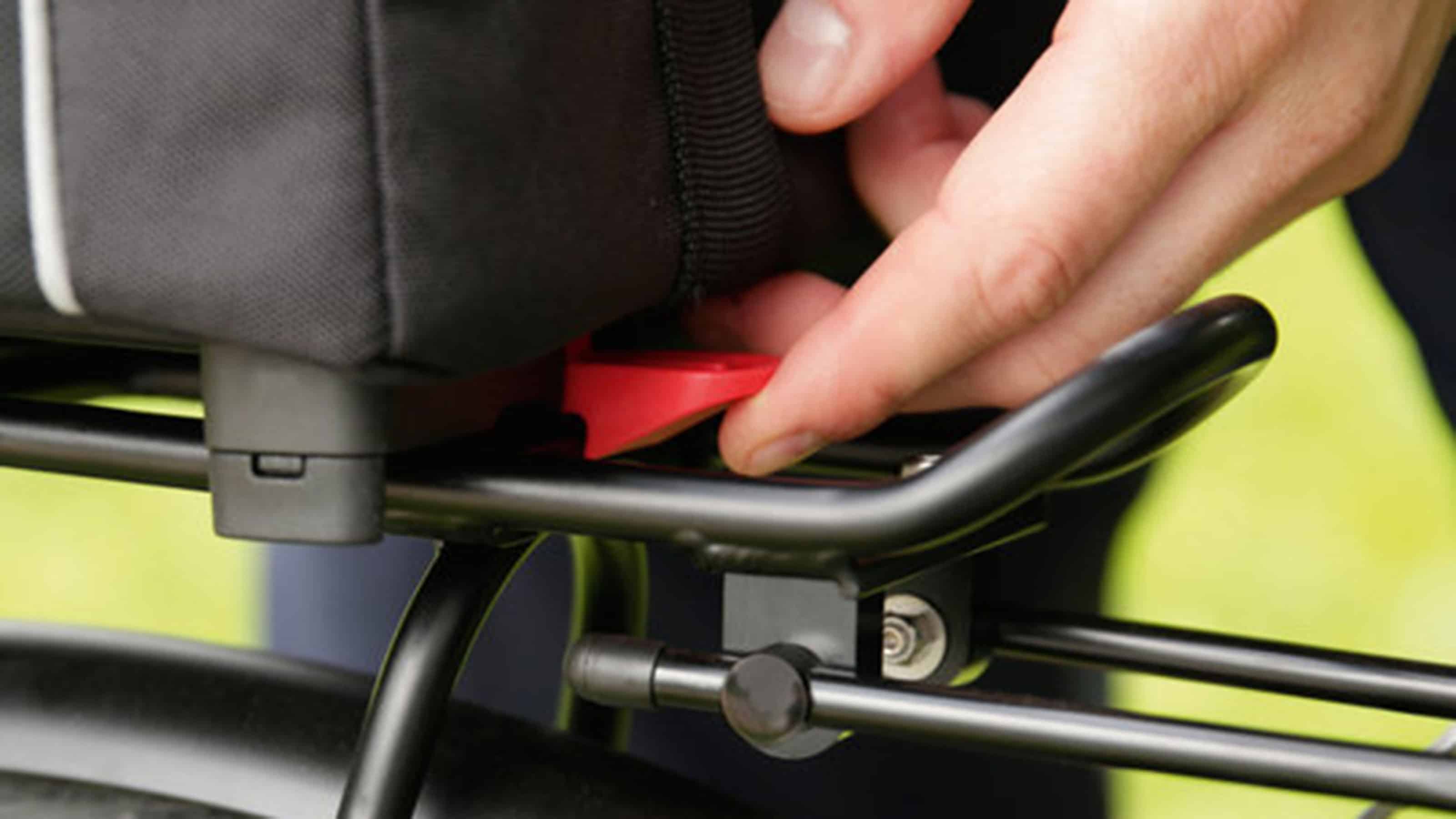 KLICKfix Gepäckträgertasche Rackpack Light grau