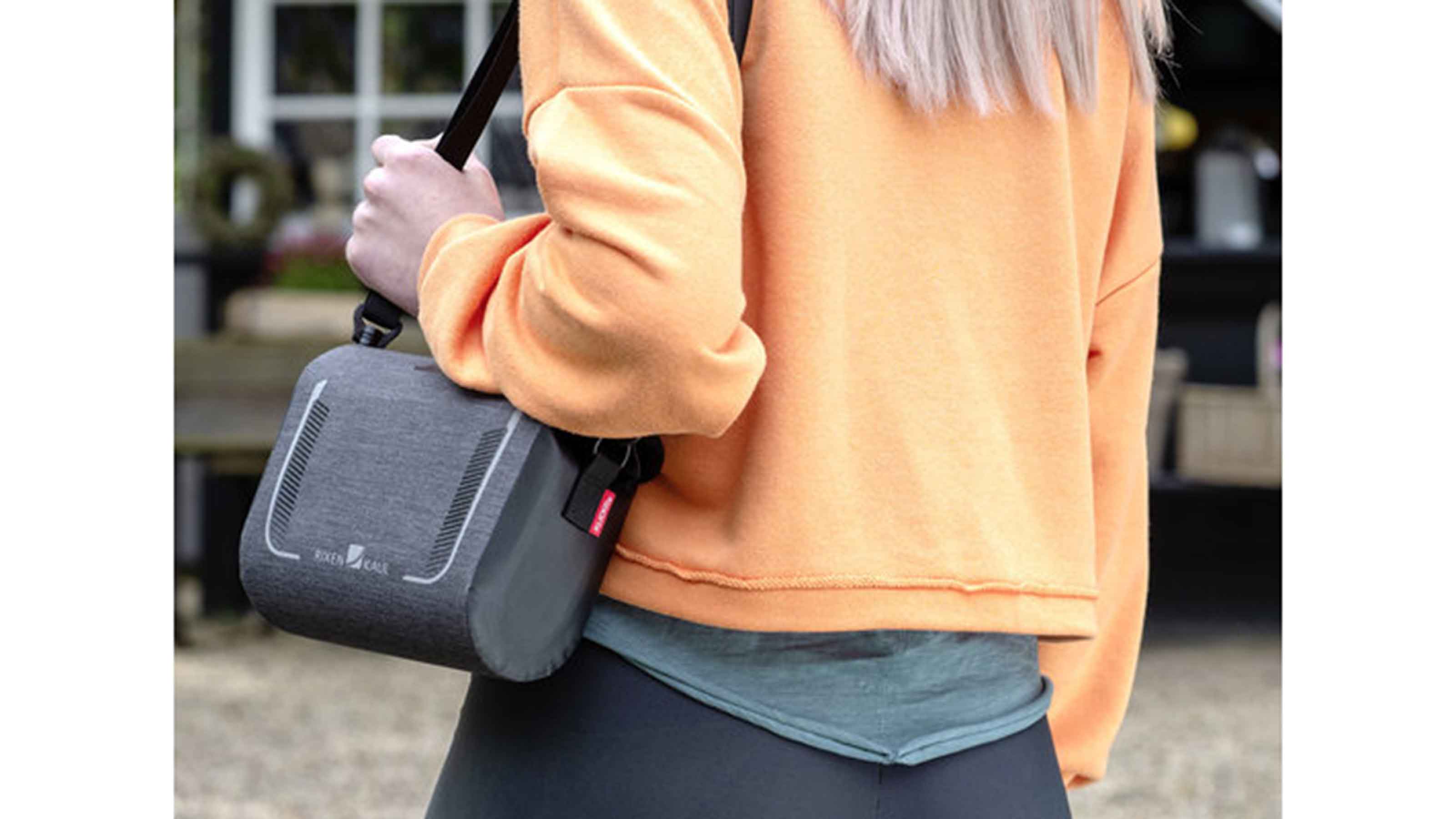 KLICKfix Lenkertasche Baggy mini waterproof grau