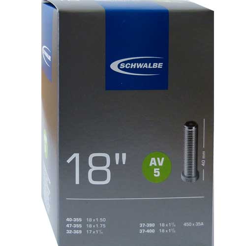 Schwalbe Schlauch AV5 18" 32/47-355/400 Schwalbe Schlauch AV5 18" 32/47-355/400