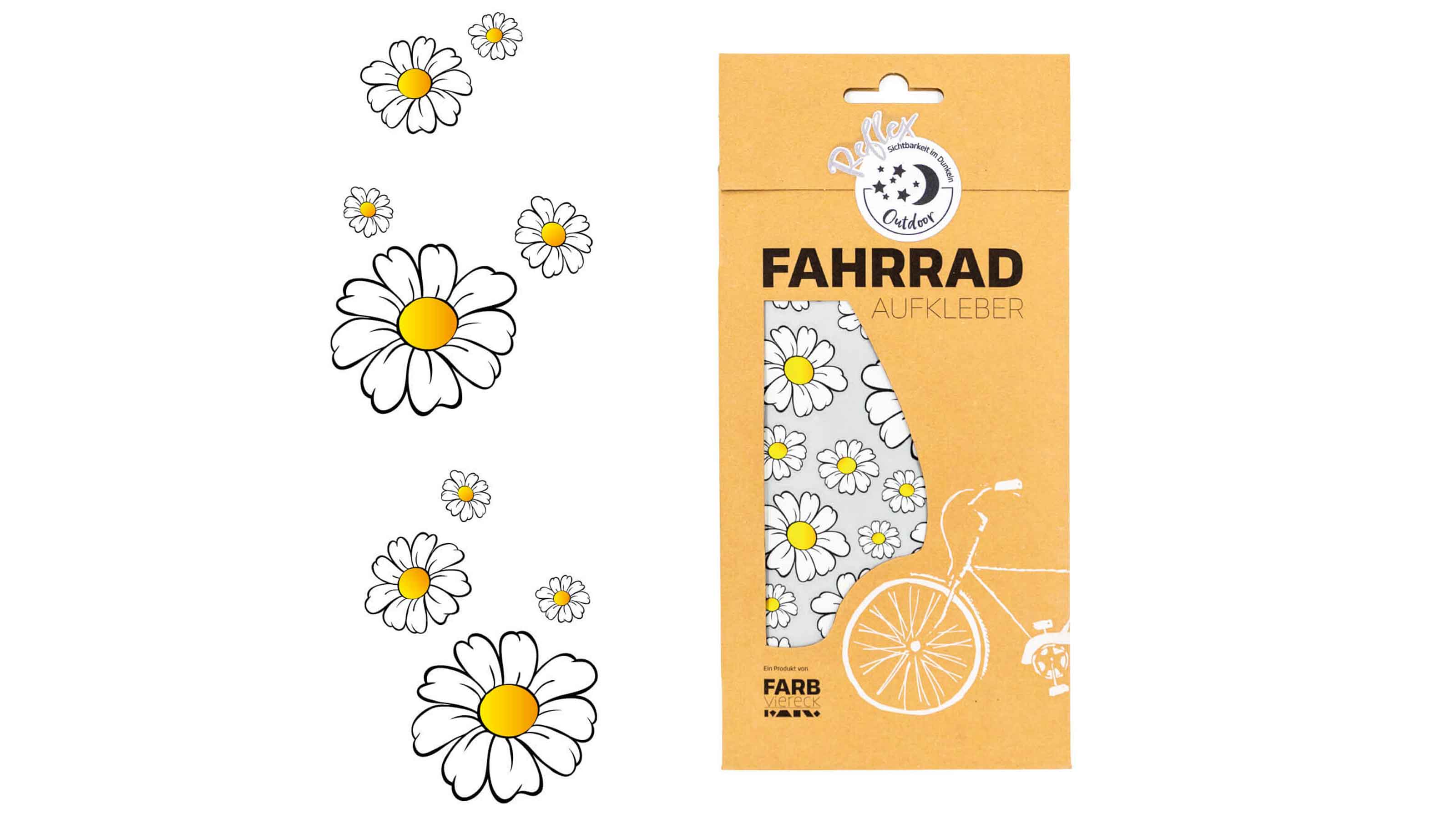 Farbviereck Aufkleber Reflex