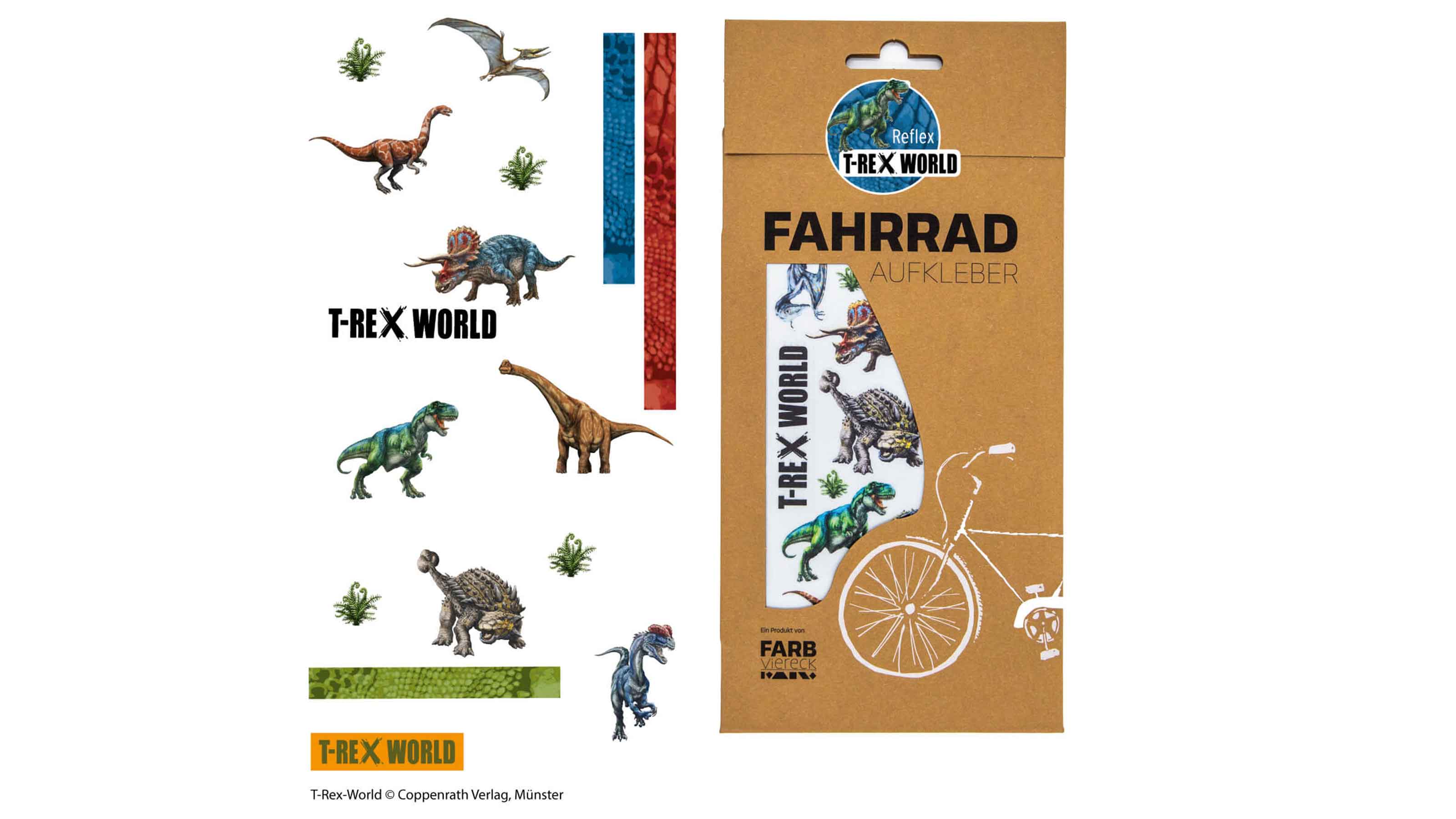 Farbviereck Aufkleber Kids Reflex