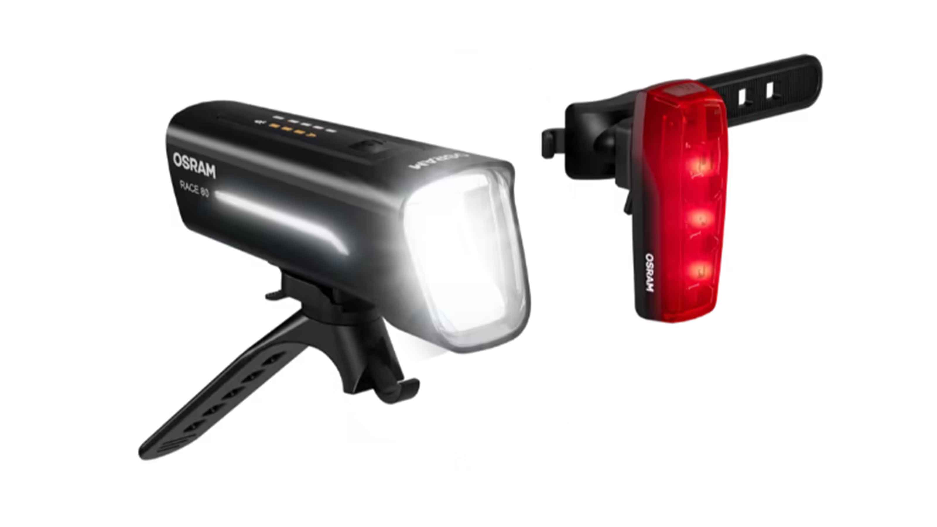 Osram Akku-Lichtset LEDsBIKE RACE 80