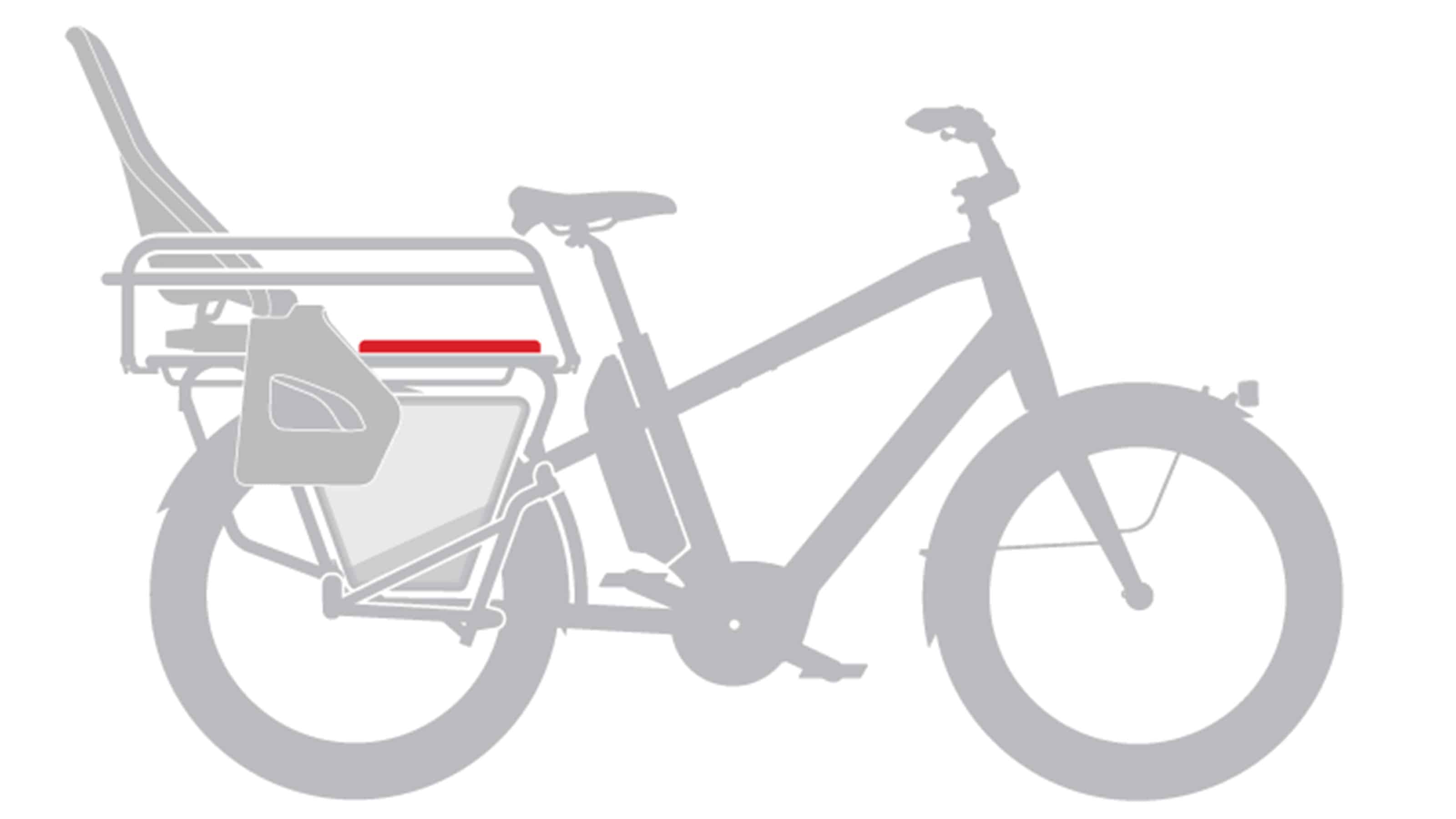 Benno Bikes Rack Pad Half Size black 1St.