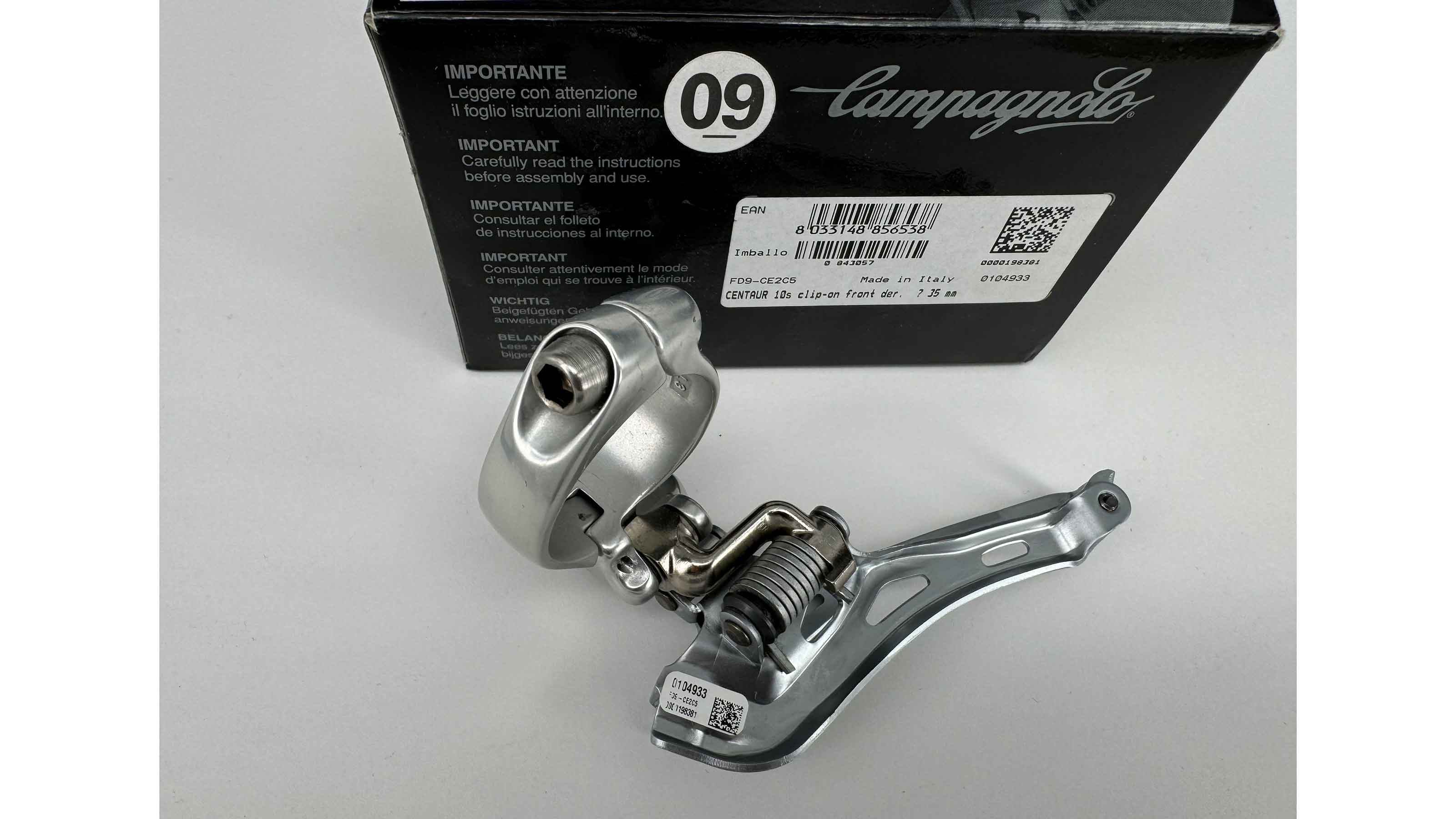 Campagnolo Umwerfer Centaur 2x10f 35mm silber